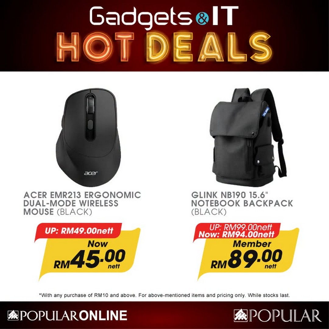POPULAR-Bookstore-Gadget-and-IT-Products-Promotion-5 18 June 2026 onwards: POPULAR Bookstore Gadget and IT Products Promotion – Enjoy Hot Deals on Tech Essentials at Selected Stores and Online