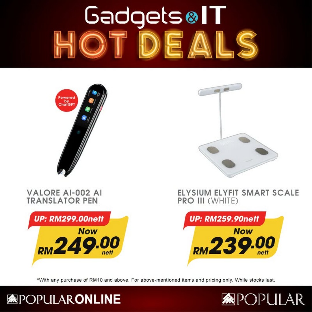 POPULAR-Bookstore-Gadget-and-IT-Products-Promotion-7 18 June 2026 onwards: POPULAR Bookstore Gadget and IT Products Promotion – Enjoy Hot Deals on Tech Essentials at Selected Stores and Online