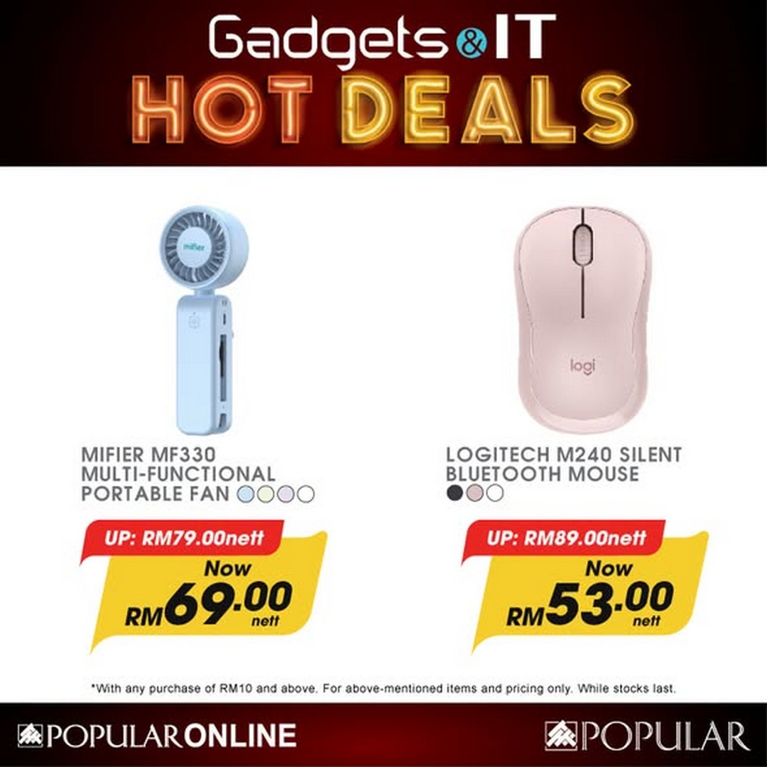 POPULAR-Bookstore-Gadget-and-IT-Products-Promotion 18 June 2026 onwards: POPULAR Bookstore Gadget and IT Products Promotion – Enjoy Hot Deals on Tech Essentials at Selected Stores and Online