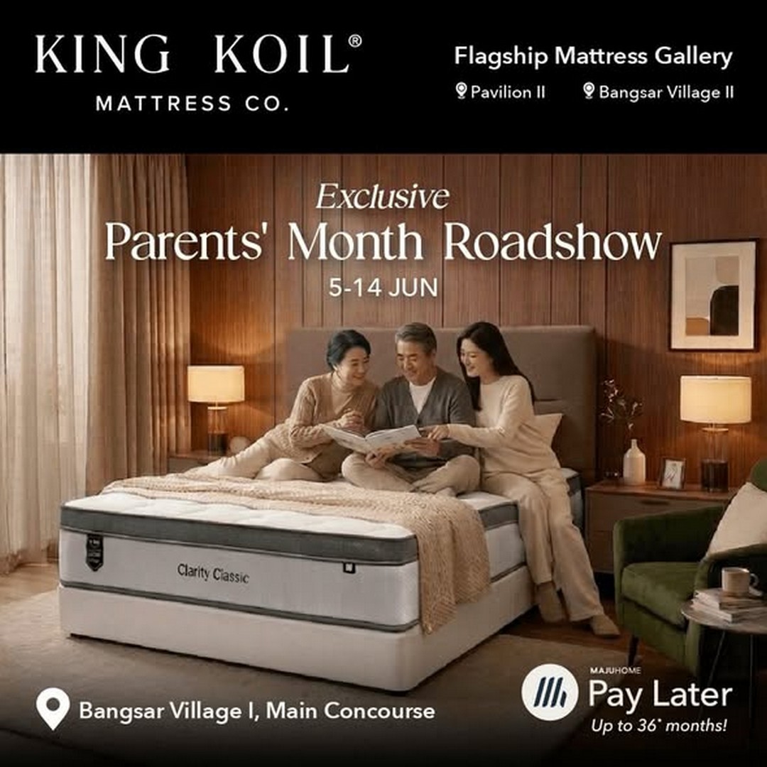 Parents-Month-Roadshow-at-Bangsar-Village-I-Main-Concourse 5–14 June 2026: Parents’ Month Roadshow at Bangsar Village I, Main Concourse – Promotion on Sleep Comfort Essentials and Exclusive Bargains in Kuala Lumpur
