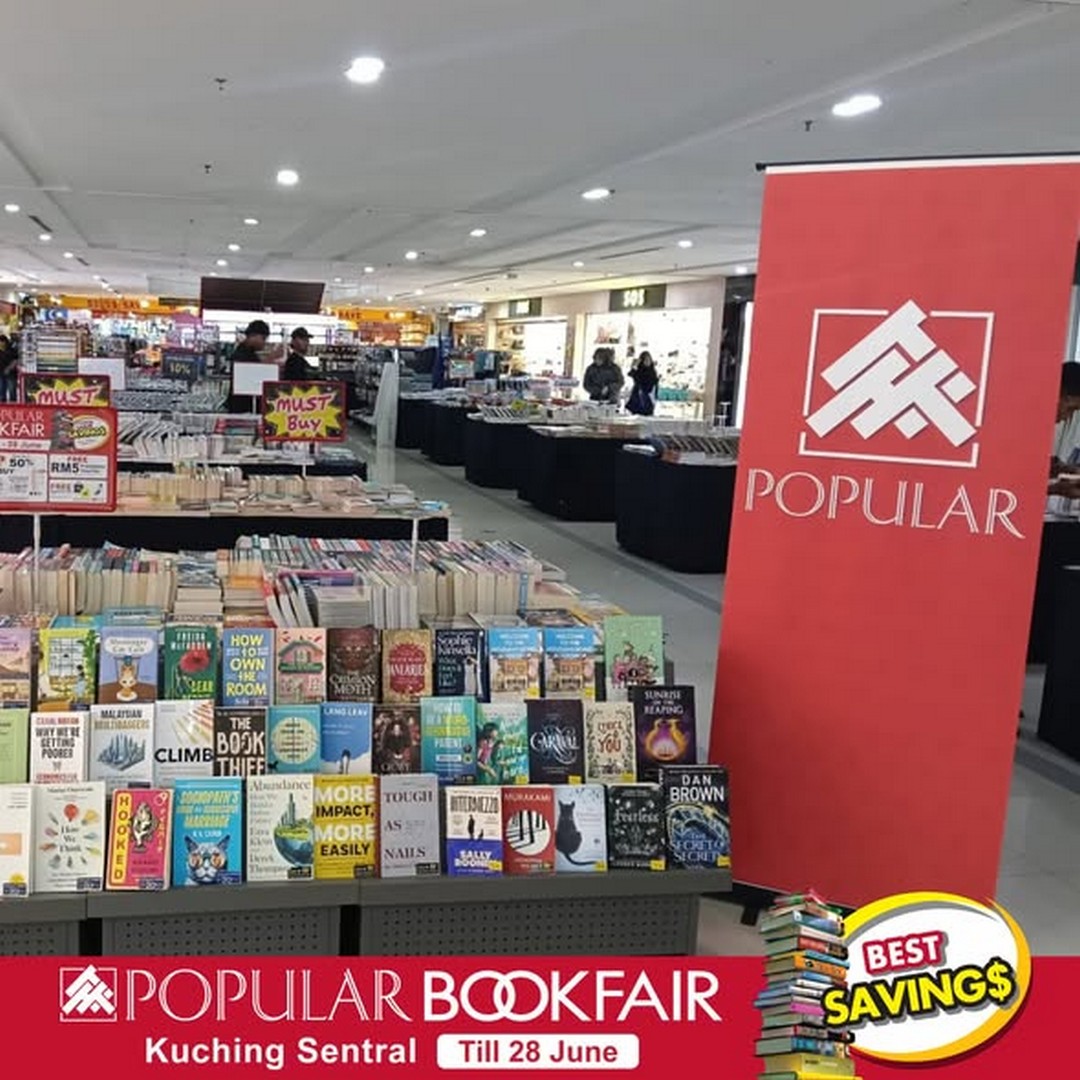 Popular-Book-Malaysia-Bookfair-Promotion-at-Kuching-Sentral Now till 28 June 2026: Popular Book Malaysia, Bookfair Promotion at Kuching Sentral with Up to 50% Rebate, Free Voucher & Member Gifts