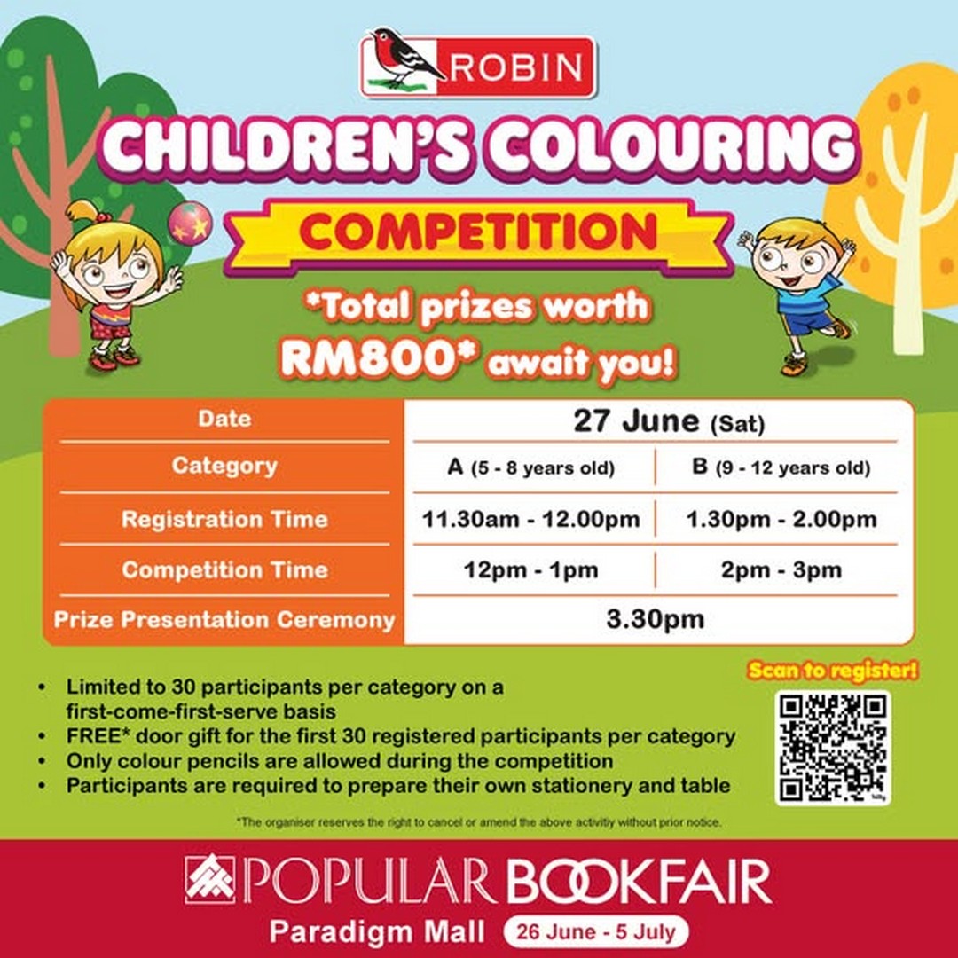 Popular-Book-Popular-Bookfair-at-Paradigm-Mall-Petaling-Jaya 27 June–5 July 2026: Popular Book: Popular Bookfair at Paradigm Mall Petaling Jaya, Educational Activities and Kids Workshop Promotion Event