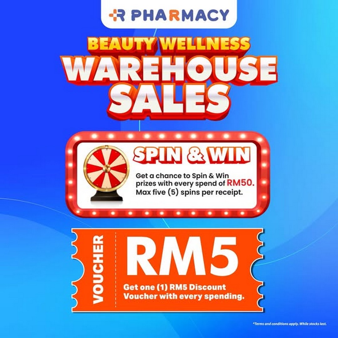 R-Pharmacy-Beauty-Wellness-Warehouse-Sale-3 16 June–5 July 2026: R Pharmacy Beauty & Wellness Warehouse Sale Promotion in Berjaya Times Square, Up to 80% Off Big Savings Event