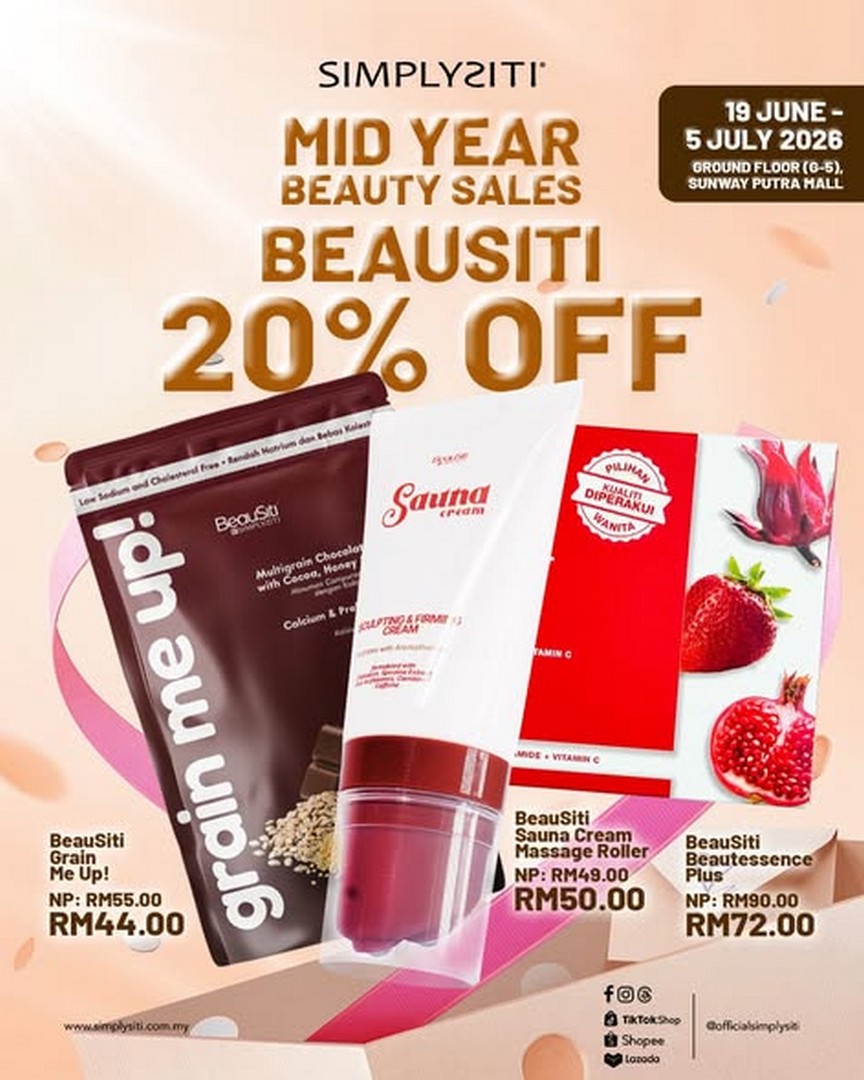 SIMPLYSITI-Mid-Year-Beauty-Sale-Promotion-at-Sunway-Putra-Mall-2 19 June – 5 July 2026: SIMPLYSITI Mid-Year Beauty Sale Promotion at Sunway Putra Mall – Enjoy Discounts on Lipsticks, Beauty Collections and Wellness Essentials