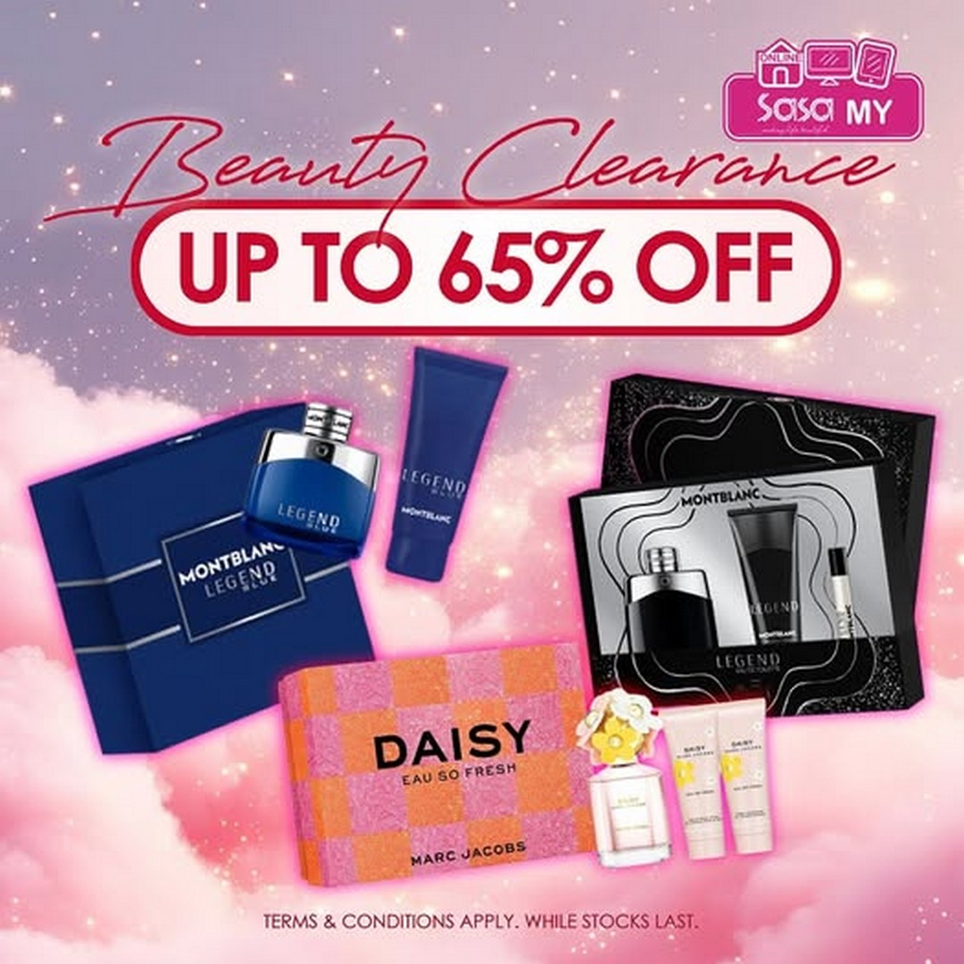 SaSa-Malaysia-Online-Clearance-Designer-Fragrance-Sale 15 June 2026 onwards: SaSa Malaysia: Online Clearance Designer Fragrance Sale Up To 65% Off Promotion