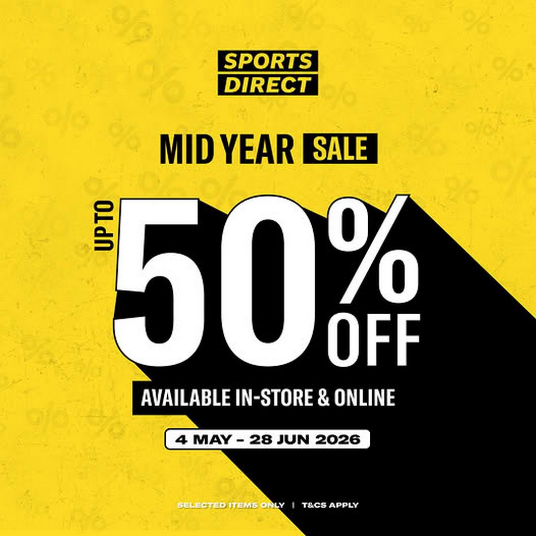 Sports-Direct-Malaysia-Up-to-50-Off-Sports-Essentials-Sale 4 May – 28 June 2026: Sports Direct Malaysia Up to 50% Off Sports Essentials Sale, Limited-Time Clearance Promotion Online and In-Store