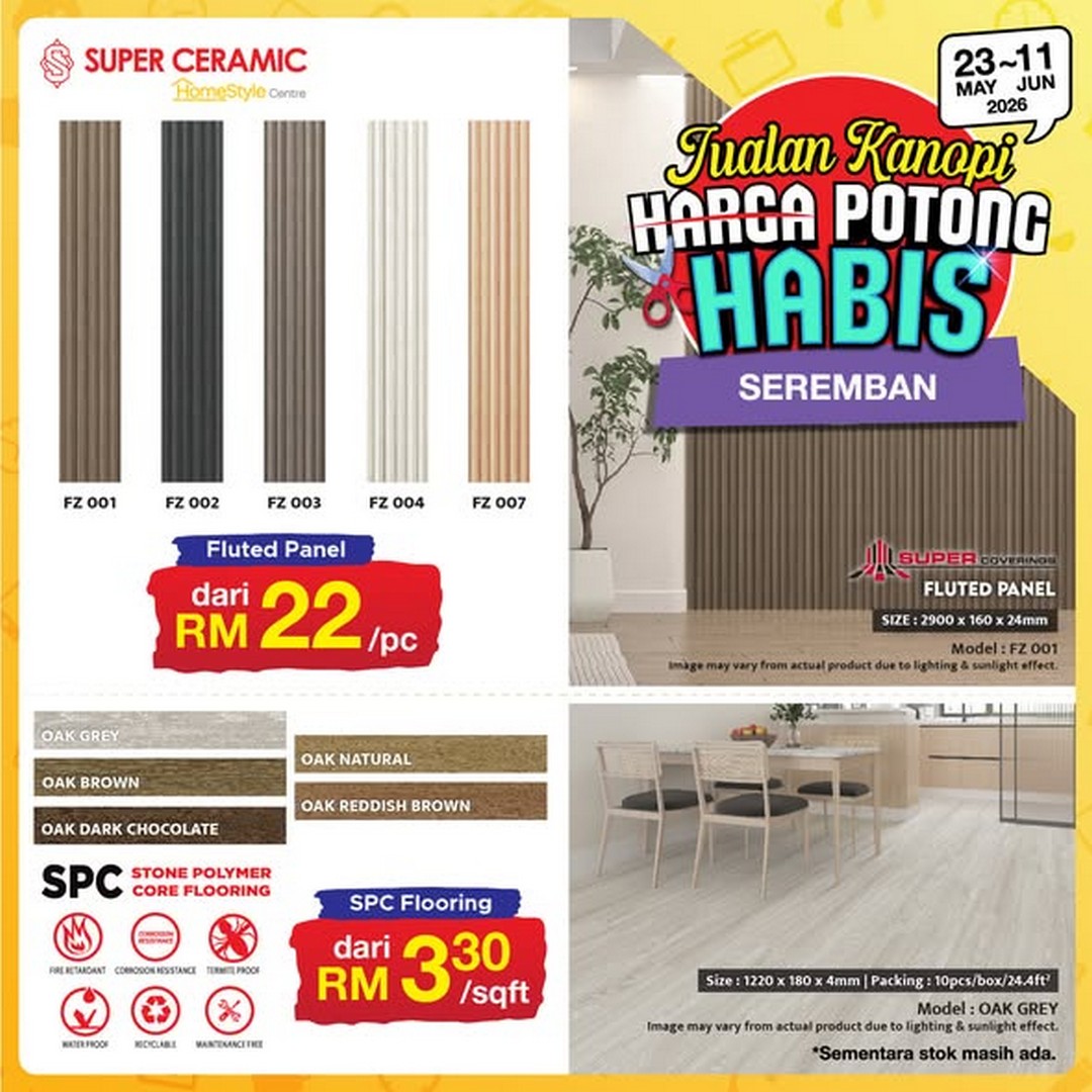 Super-Ceramic-Canopy-Clearance-Sale-2 23 May-11 June 2026: Super Ceramic Canopy Clearance Sale, Massive Price Cut Promotion in Malaysia