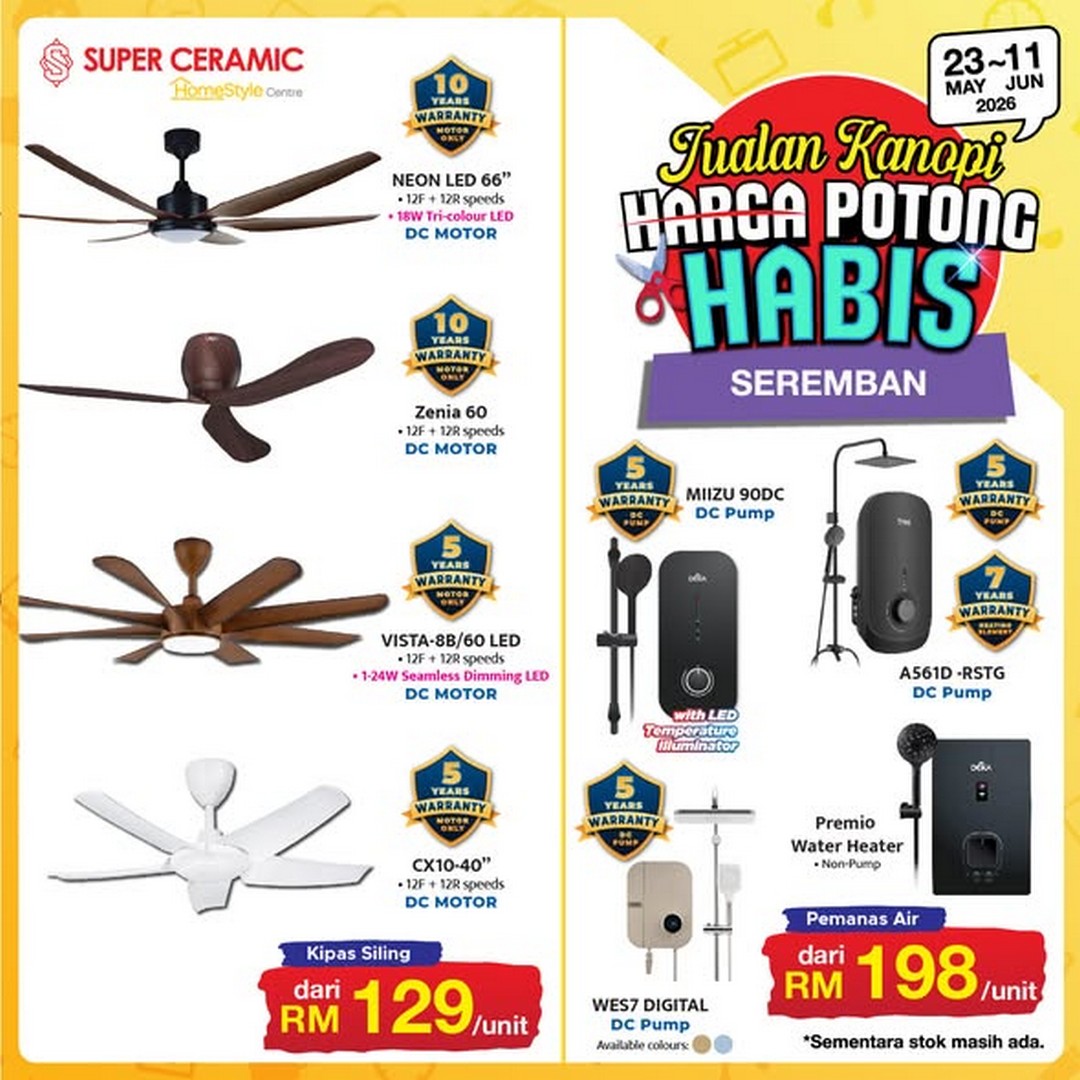 Super-Ceramic-Canopy-Clearance-Sale-3 23 May-11 June 2026: Super Ceramic Canopy Clearance Sale, Massive Price Cut Promotion in Malaysia
