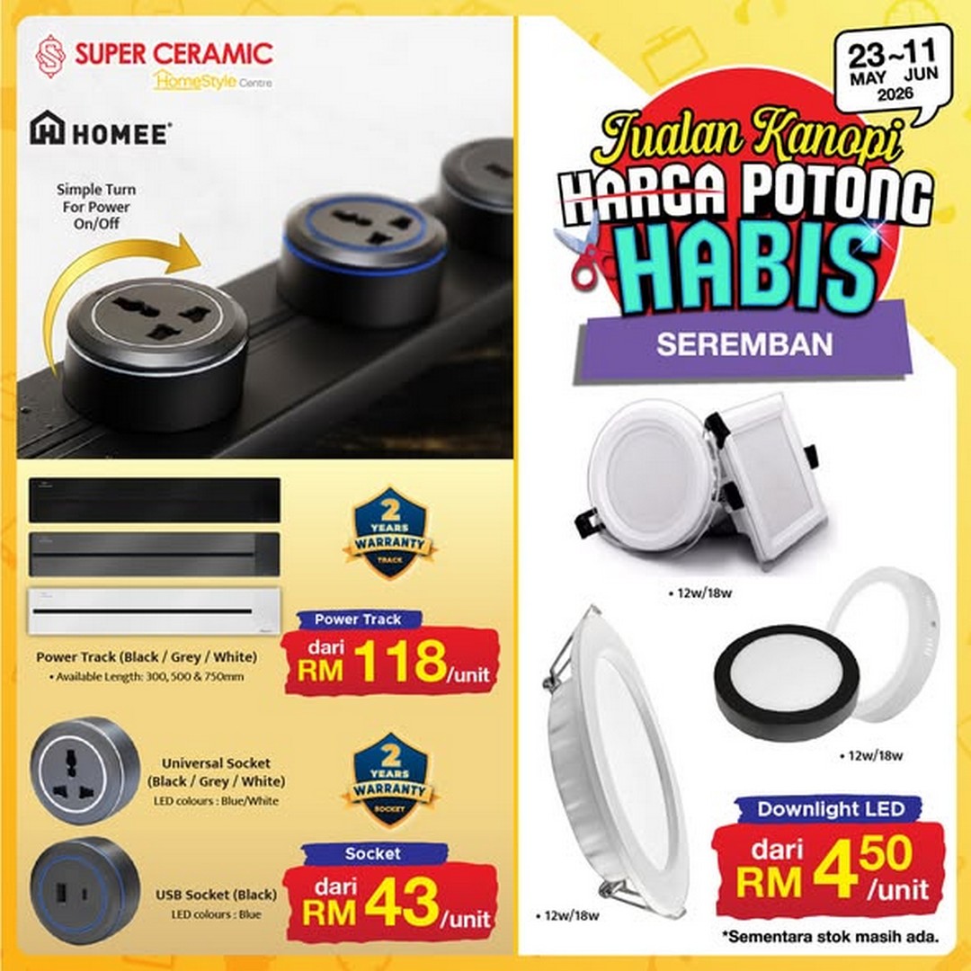Super-Ceramic-Canopy-Clearance-Sale-4 23 May-11 June 2026: Super Ceramic Canopy Clearance Sale, Massive Price Cut Promotion in Malaysia