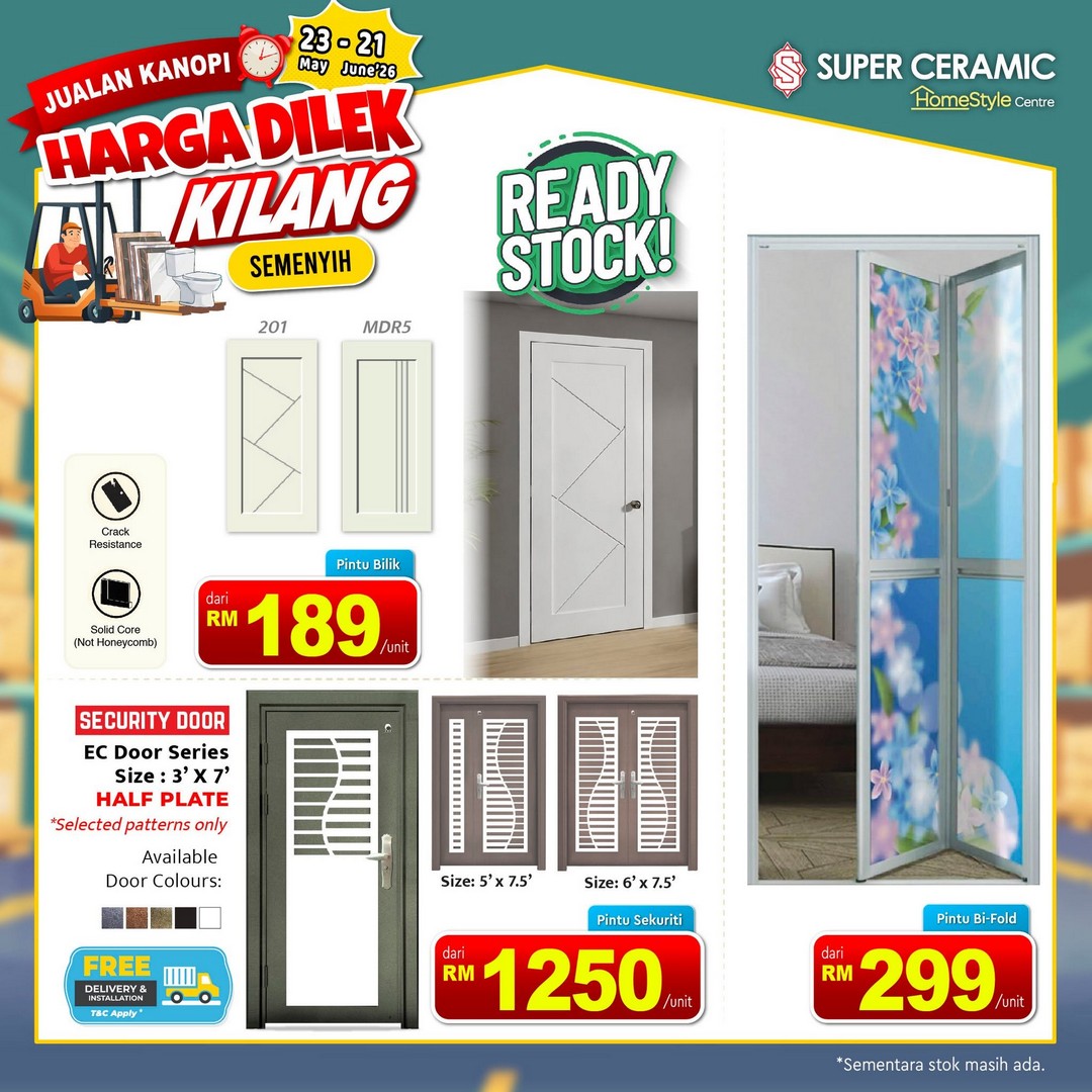 Super-Ceramic-Canopy-Sales-Factory-Direct-Price-Promotion-in-Semenyih-4 23 May–21 June 2026: Super Ceramic Canopy Sales Factory Direct Price Promotion in Semenyih: Massive Factory-Direct Bathroom and Home Renovation Clearance Sale
