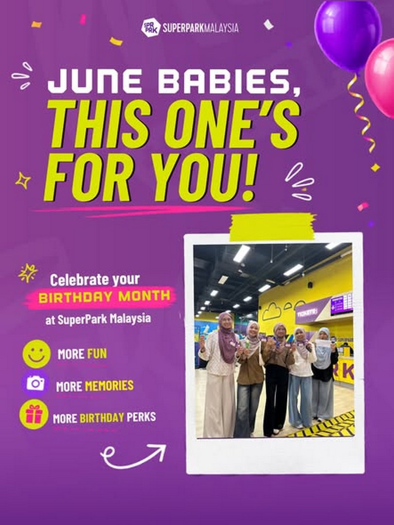 SuperPark-Malaysia-Birthday-Month-Free-3-Hour-Entry-Promotion 11 June 2026 onwards: SuperPark Malaysia Birthday Month Free 3-Hour Entry Promotion, Free Birthday Play Deal in Malaysia
