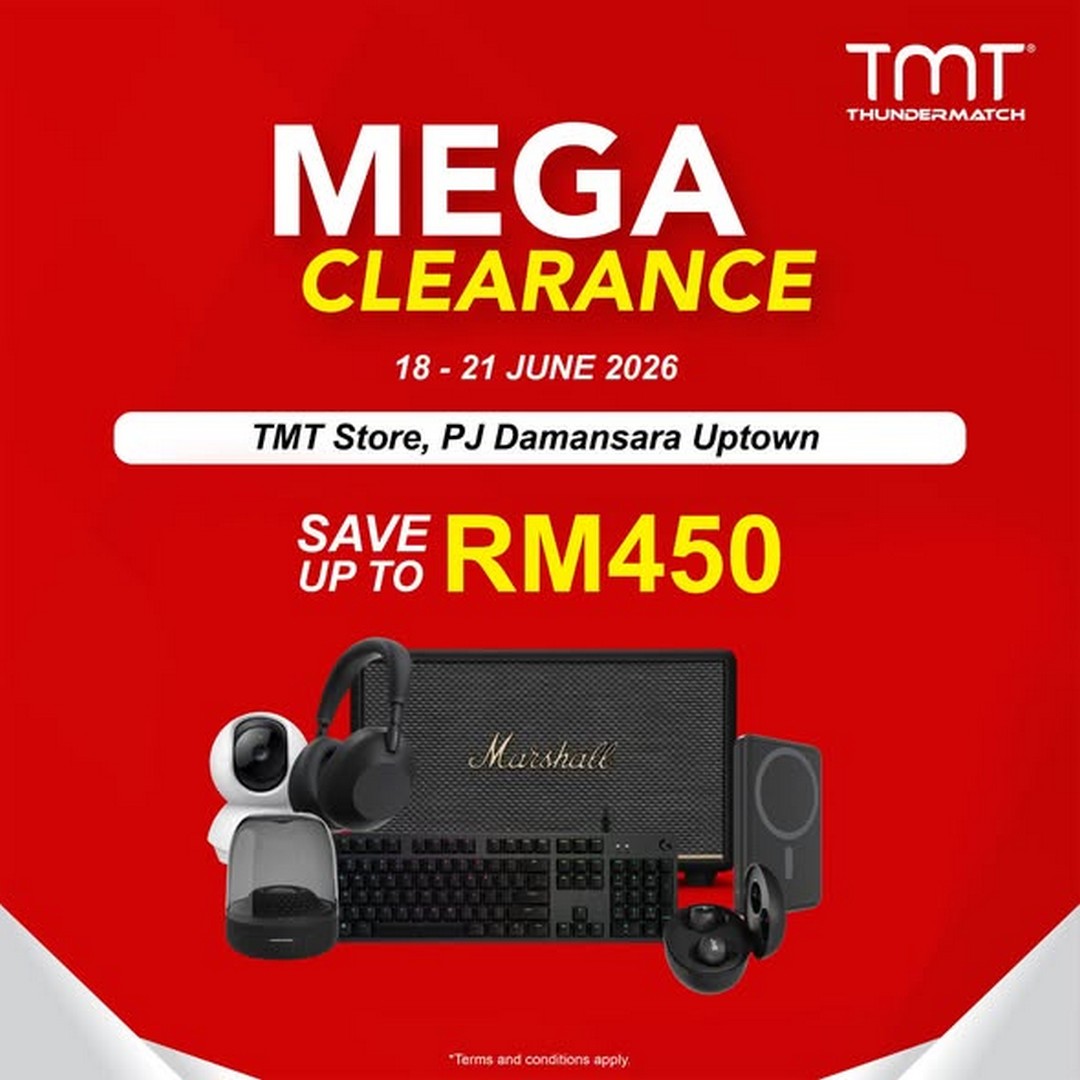 TMT-Malaysia-MEGA-CLEARANCE-at-TMT-PJ-Damansara-Uptown 18–21 June 2026: TMT Malaysia: MEGA CLEARANCE at TMT PJ Damansara Uptown, Up to RM450 Savings Lifestyle Tech Promotion Sale