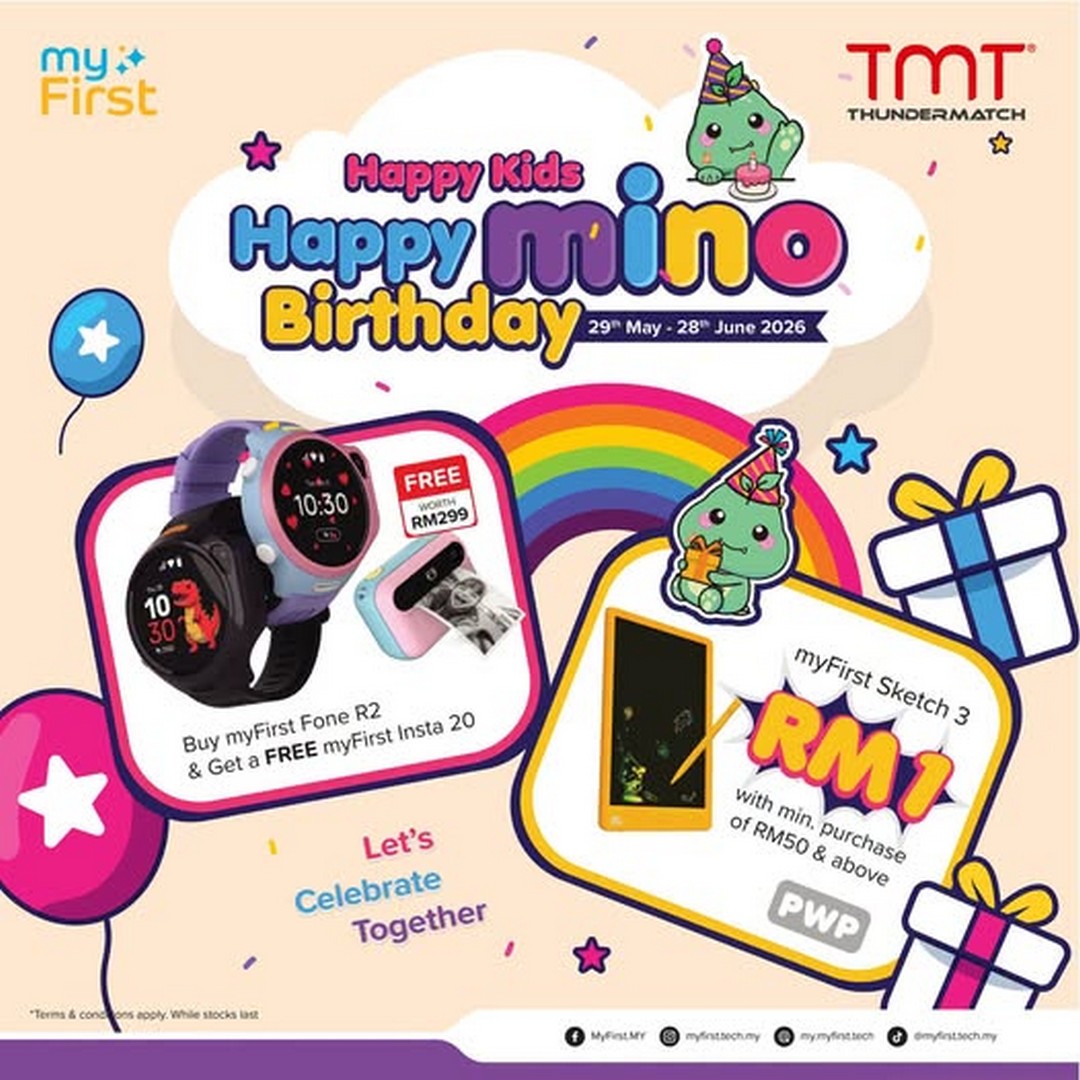 TMT-Malaysia-myFirst-Birthday-Promotion 29 May – 28 June 2026: TMT Malaysia myFirst Birthday Promotion – FREE myFirst Insta 20 and RM1 myFirst Sketch 3 Deal for Families