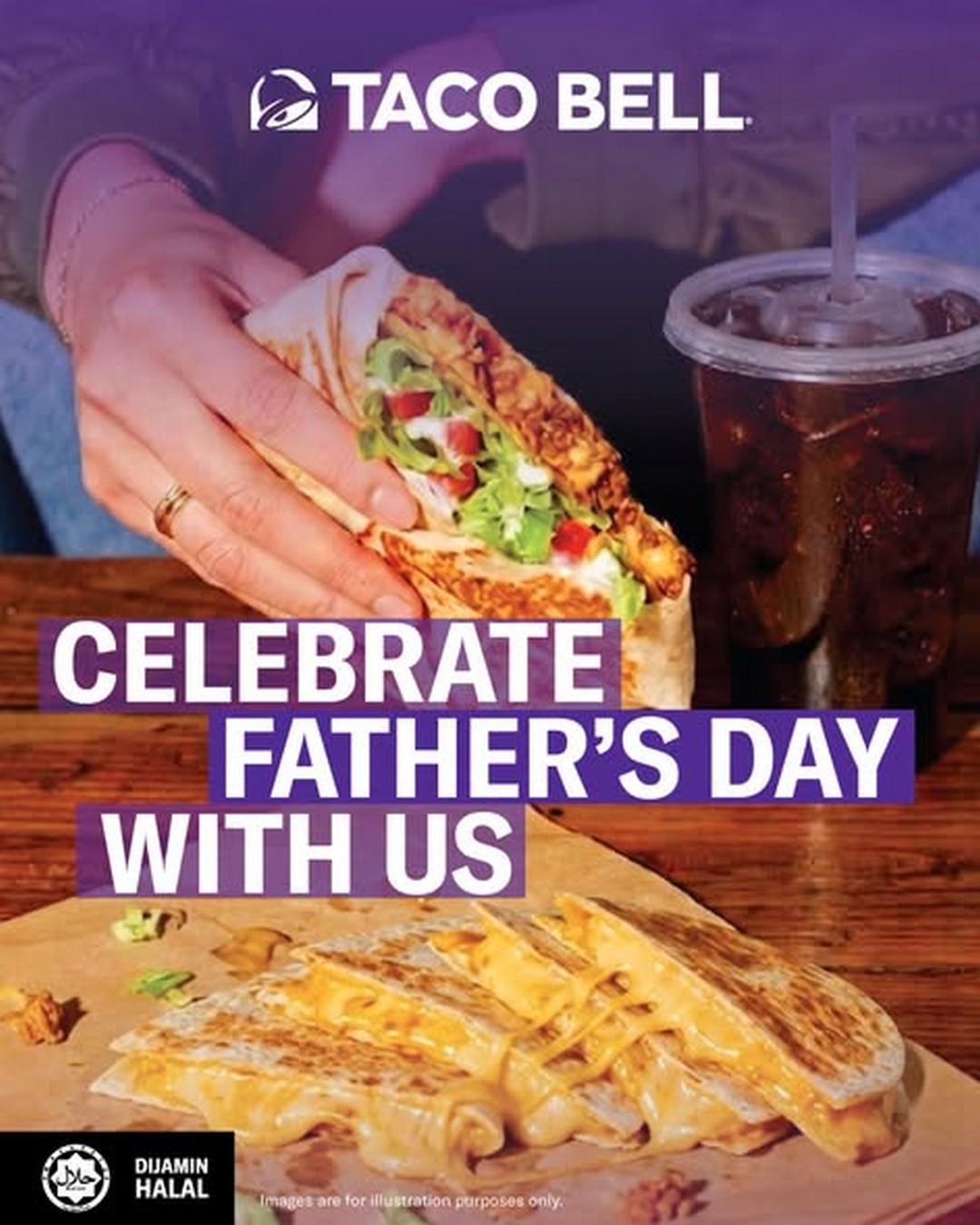 Taco-Bell-Malaysia-Fathers-Day-Promotion-2 20-21 June 2026: Taco Bell Malaysia Father's Day Promotion – Dads Eat Free with Minimum RM25 Spend This Weekend