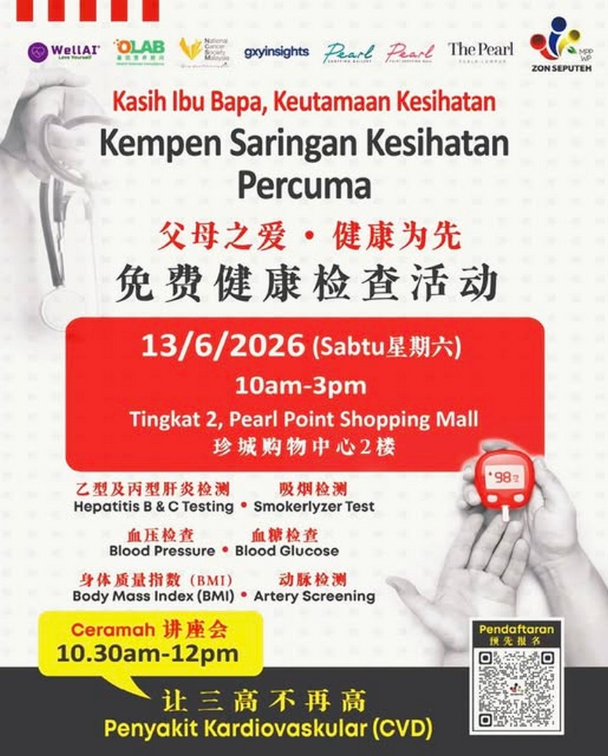The-Pearl-Kuala-Lumpur-Free-Health-Screening-CSR-Promotion-1 13 June 2026 June 2026: The Pearl Kuala Lumpur Free Health Screening CSR Promotion, Wellness Awareness Campaign at Pearl Point Shopping Mall