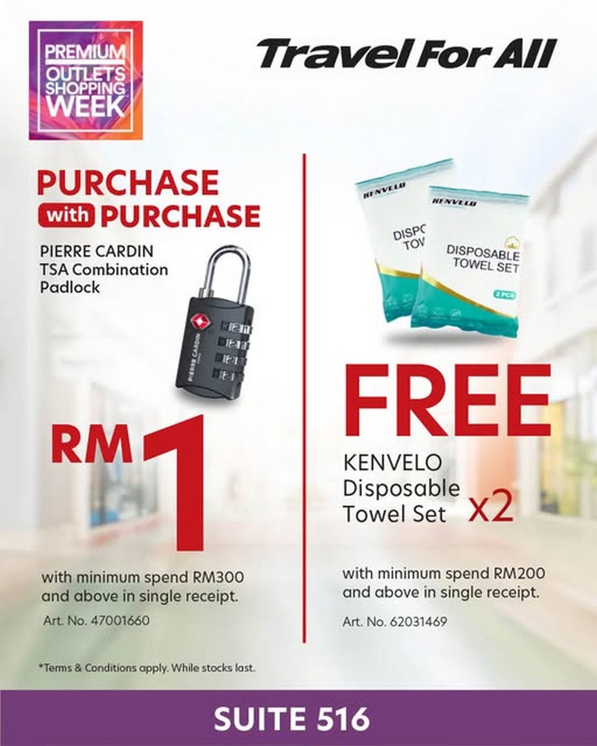 Travel-For-All-Special-Sale-at-Johor-Premium-Outlets 1-30 June 2026: Travel For All Special Sale at Johor Premium Outlets, Exclusive RM1 Deals and Gift With Purchase Promotion