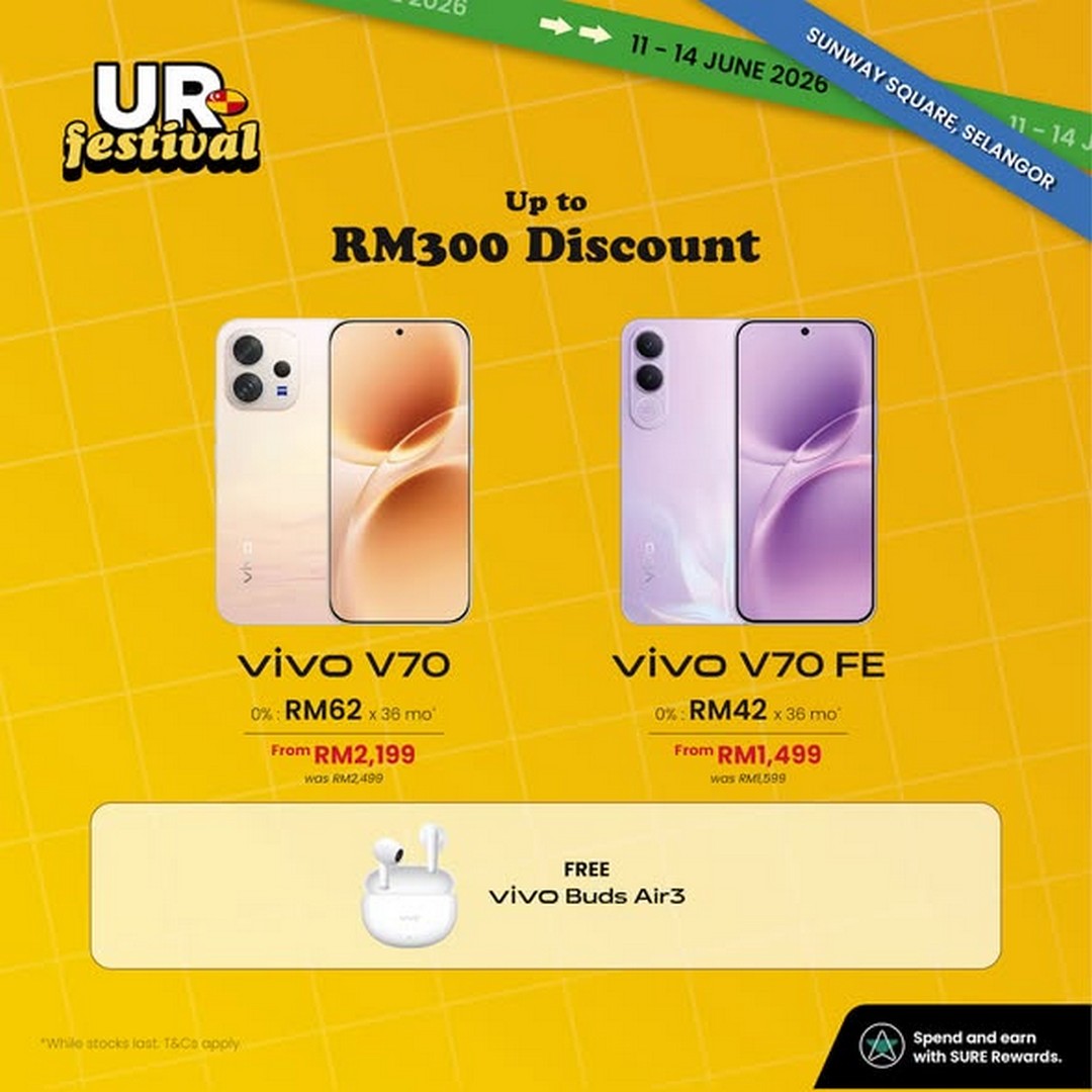 Urban-Republic-UR-Festival-at-Sunway-Square-Mall-1 11–14 June 2026: Urban Republic UR Festival at Sunway Square Mall, RM400 OFF Vivo Smartphone Promotion with Free Gifts and Installment Deals