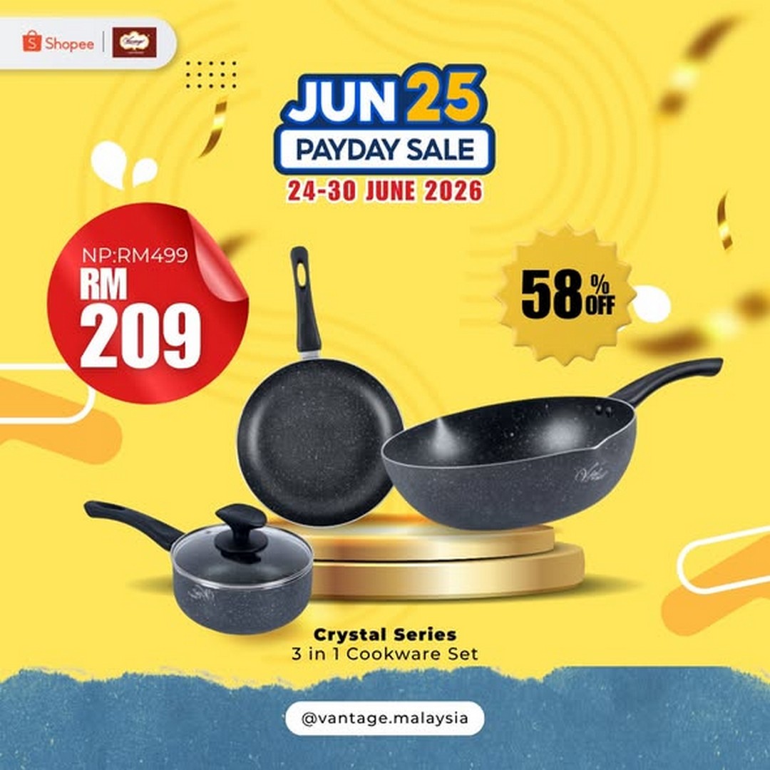 Vantage-Shopee-Payday-Sale-3 24-30 June 2026: Vantage Shopee Payday Sale – Enjoy Up to 67% Off Fine Porcelain and Cookware Promotion