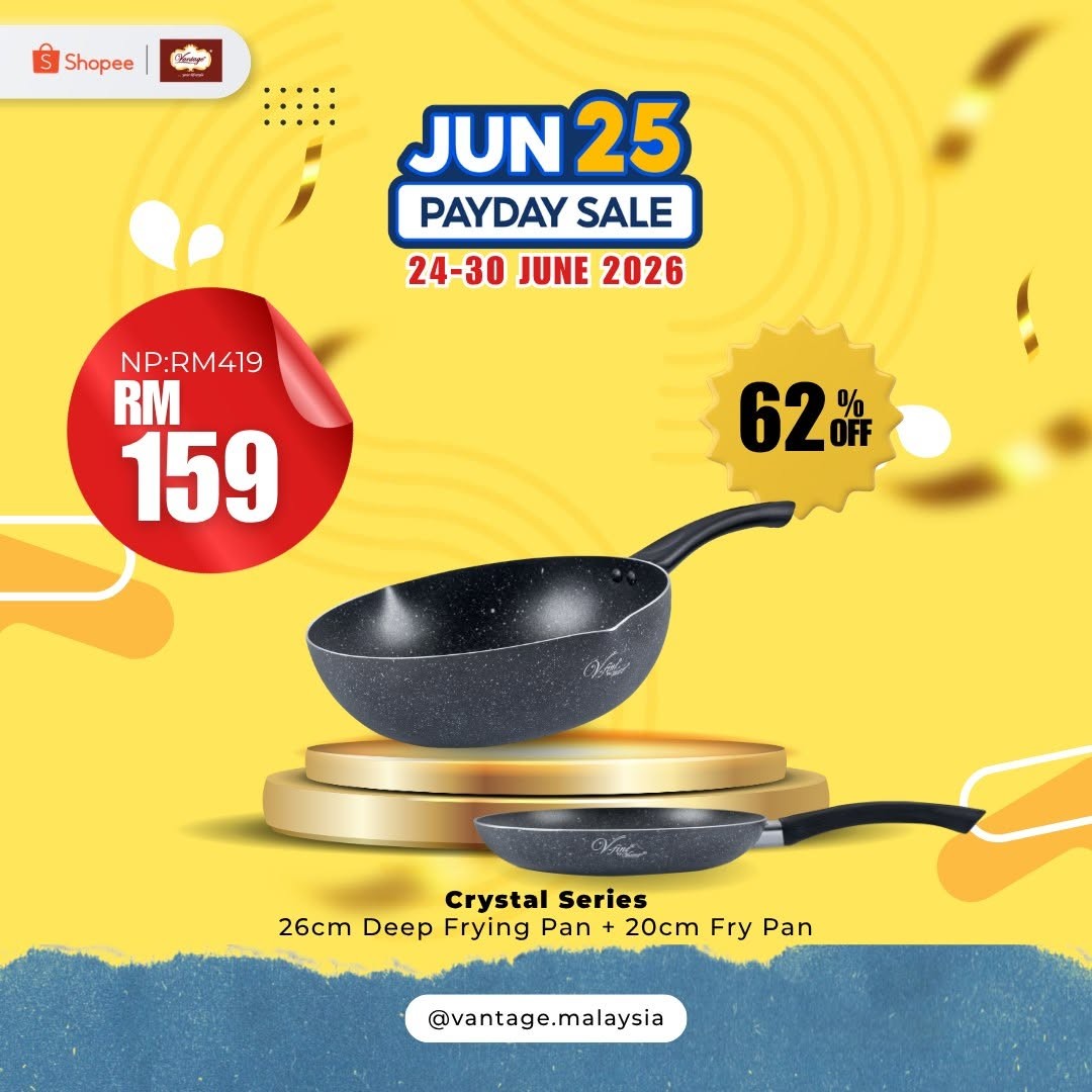 Vantage-Shopee-Payday-Sale-7 24-30 June 2026: Vantage Shopee Payday Sale – Enjoy Up to 67% Off Fine Porcelain and Cookware Promotion