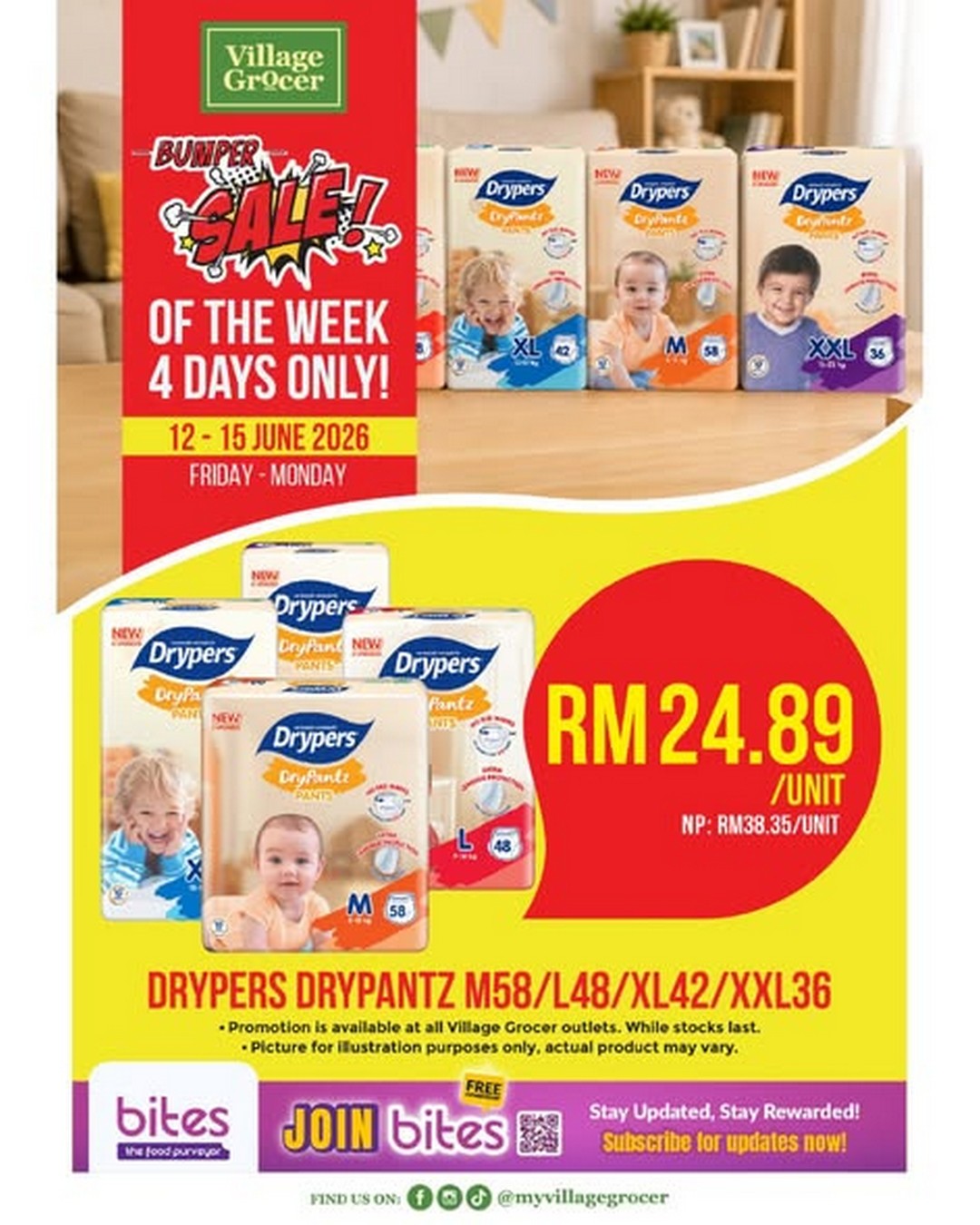 Village-Grocer-Bumper-Sale-Promotion-at-Atria-Shopping-Gallery-1-1 12–15 June 2026: Village Grocer, Bumper Sale Promotion at Atria Shopping Gallery – Grocery Savings, Buy 1 Free 1 Deals & Everyday Essentials Bargains