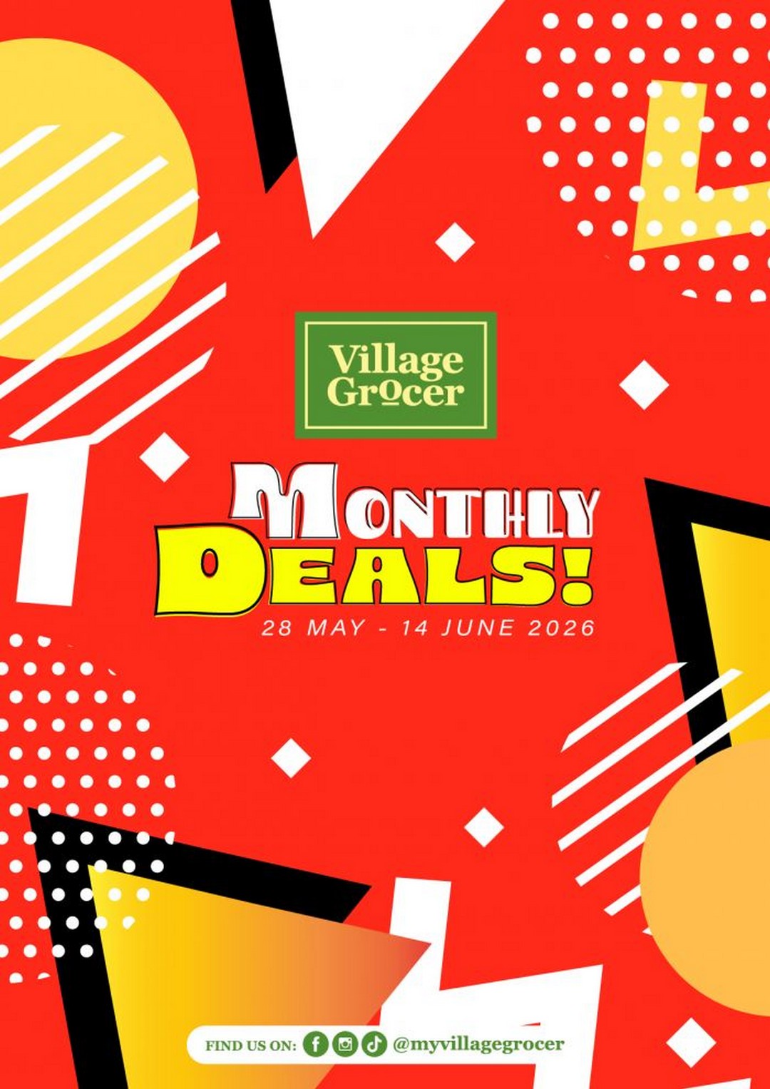 Village-Grocer-Monthly-Deals-Fair-Promotion 28 May – 14 June 2026: Village Grocer Monthly Deals Fair Promotion – Exclusive Grocery Savings, Fresh Produce Discounts and Win a Washing Machine Giveaway