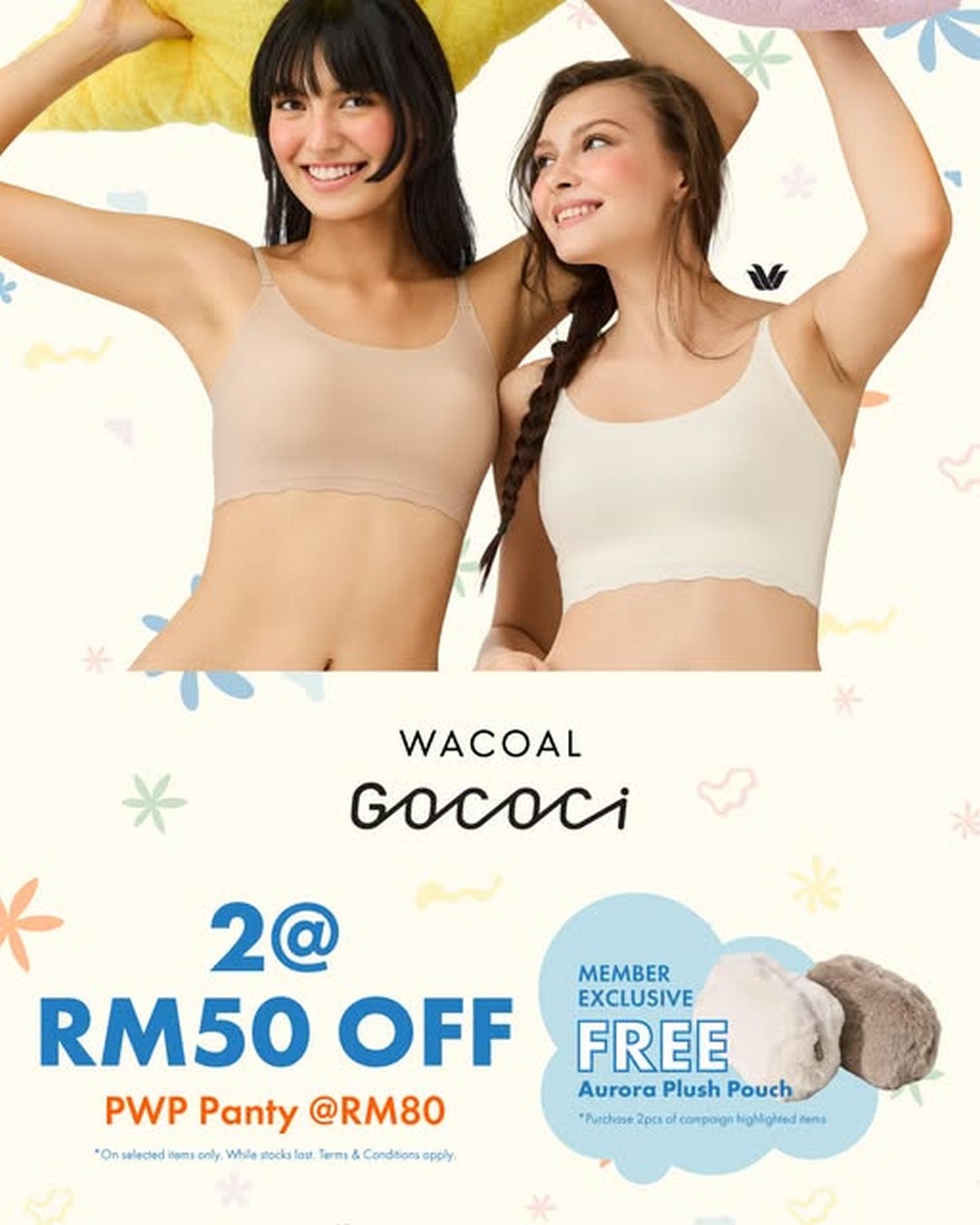 Wacoal-GOCOCi-Collection-Promotion-at-Isetan-Kuala-Lumpur 22 June 2026 onwards: Wacoal GOCOCi Collection Promotion at Isetan Kuala Lumpur – Enjoy Savings Up to RM50 and Exclusive Member Gifts