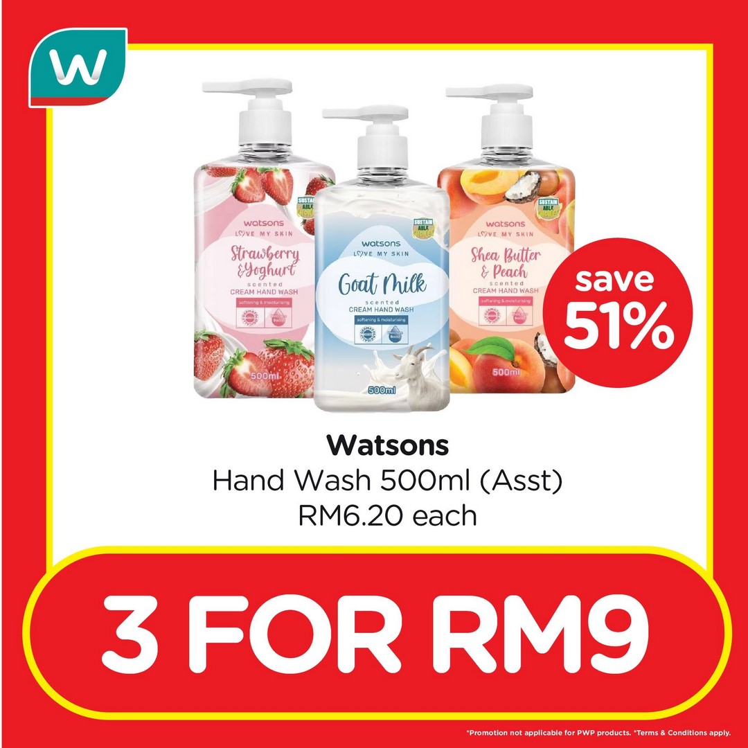 Watsons-Malaysia-Massive-Storewide-Promotion-Sale-6 16-18 June 2026: Watsons Malaysia: Massive Storewide Promotion Sale, AS LOW AS 3 for RM8 Deals, Shop & Win RM80,000 Cuckoo Appliances Giveaway Campaign