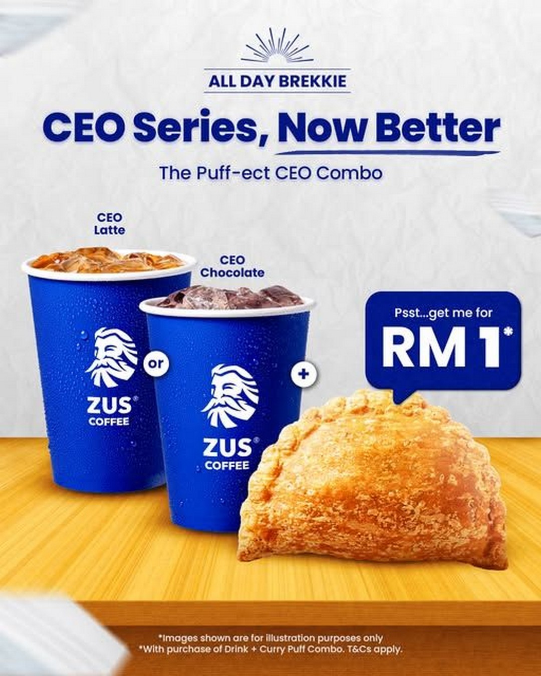 ZUS-Coffee-CEO-Series-Drink-RM1-Signature-Curry-Puff-Promotio 2 June 2026 onwards: ZUS Coffee CEO Series Drink + RM1 Signature Curry Puff Promotion – Enjoy a Satisfying Coffee Break for Less