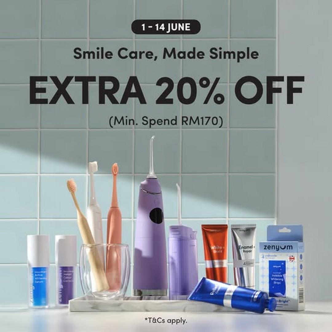 Zenyum-Malaysia-Extra-20-Off-Promotion 1–14 June 2026: Zenyum Malaysia Extra 20% Off Promotion – Save More on Oral Care Essentials with Minimum Spend RM170