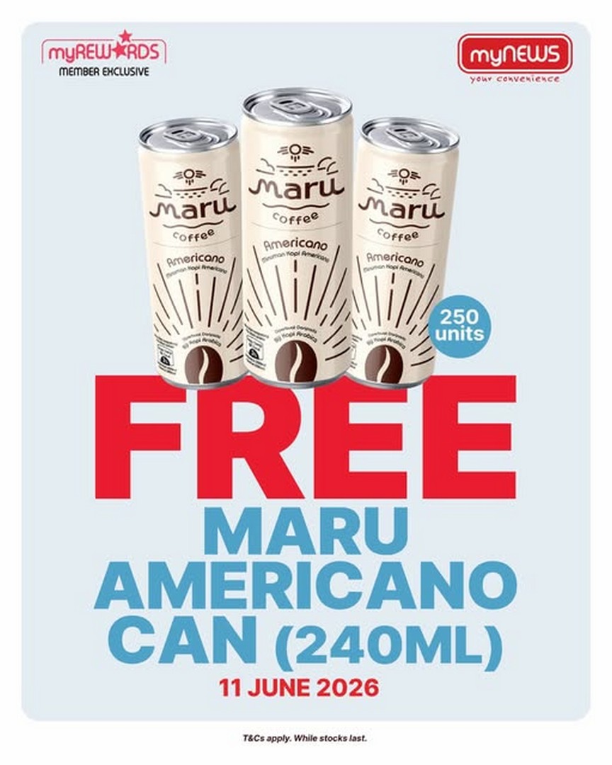 myNEWS-Malaysia-Free-FIFA-Opening-Ceremony-Midnight-Booster-Giveaway 11 June 2026: myNEWS Malaysia, Free FIFA Opening Ceremony Midnight Booster Giveaway with Maru Americano Can 240ml Promotion