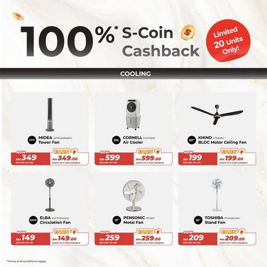 senQ-Digital-Station-Home-Comfort-Promotion-2 Now till 15 June 2026: senQ Digital Station Home Comfort Promotion with 100% S-Coin Cashback at senQ Easyhome Mall (Limited Units Available)