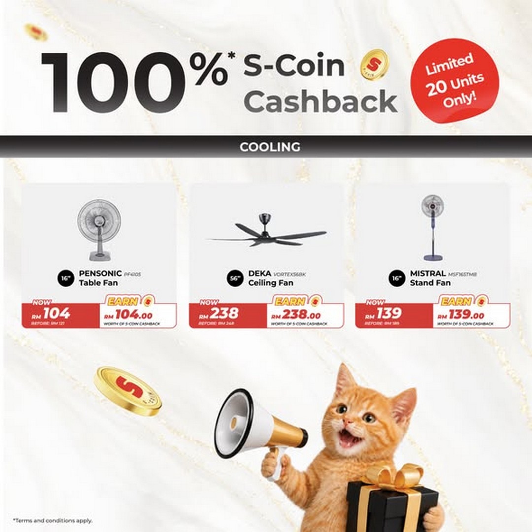 senQ-Digital-Station-Home-Comfort-Promotion-3 Now till 15 June 2026: senQ Digital Station Home Comfort Promotion with 100% S-Coin Cashback at senQ Easyhome Mall (Limited Units Available)