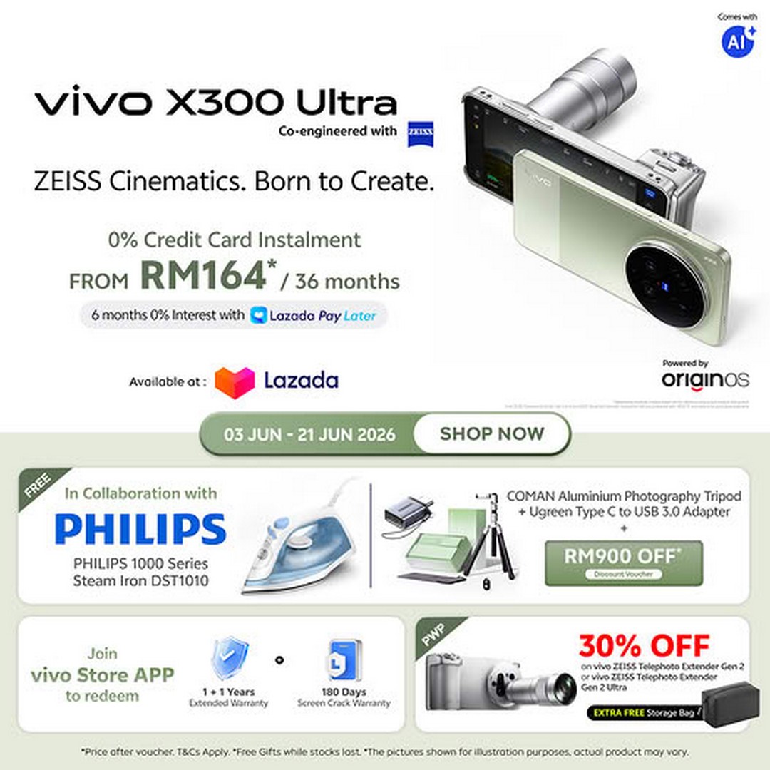 vivo-X300-Ultra-5G-Flagship-Promotion-on-Lazada Now till 21 June 2026: vivo X300 Ultra 5G Flagship Promotion on Lazada – Save RM900 and Enjoy Exclusive Freebies with Easy Instalment Plans