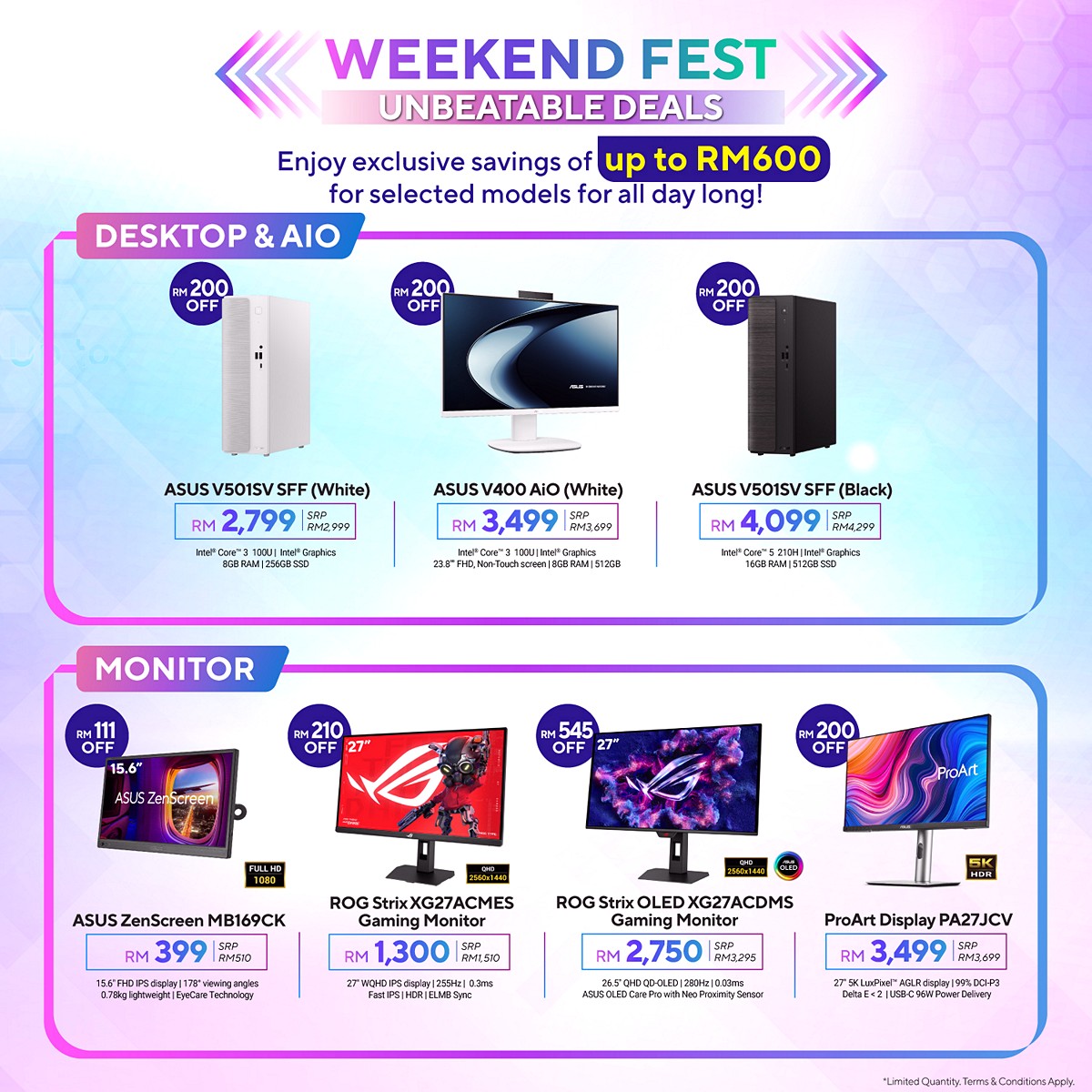 4 25 June-31 August 2026: ASUS & ROG Fest, Save Up to RM600, Get Up to RM250 Touch 'n Go Rewards & Happy Hour Deals