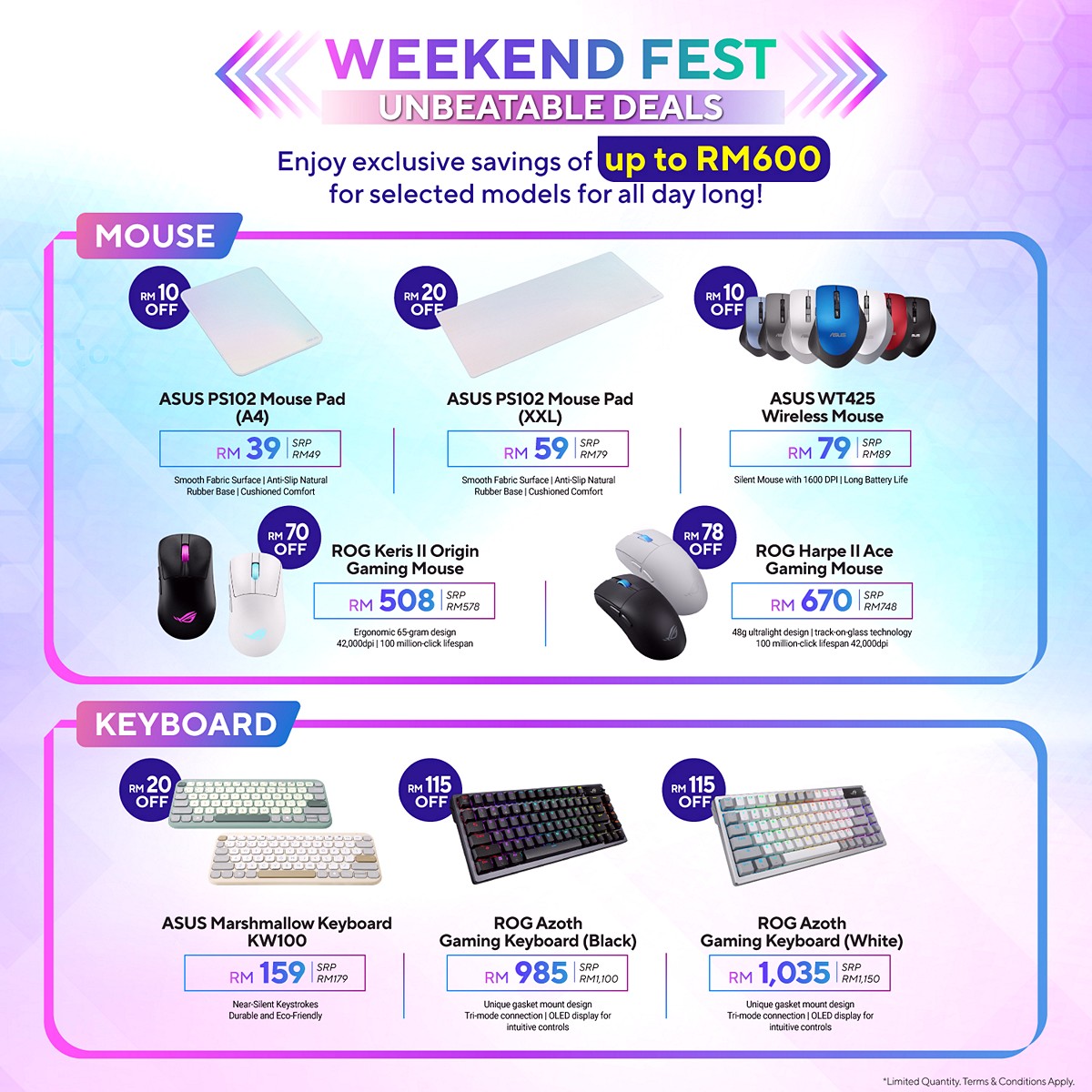 5 25 June-31 August 2026: ASUS & ROG Fest, Save Up to RM600, Get Up to RM250 Touch 'n Go Rewards & Happy Hour Deals