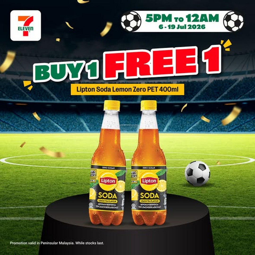 7-Eleven-Malaysia-Buy-1-Free-1-Evening-Promotion-1 6–19 July 2026: 7-Eleven Malaysia Buy 1 Free 1 Evening Promotion – Stock Up Between 5PM and Midnight for Football Match Nights
