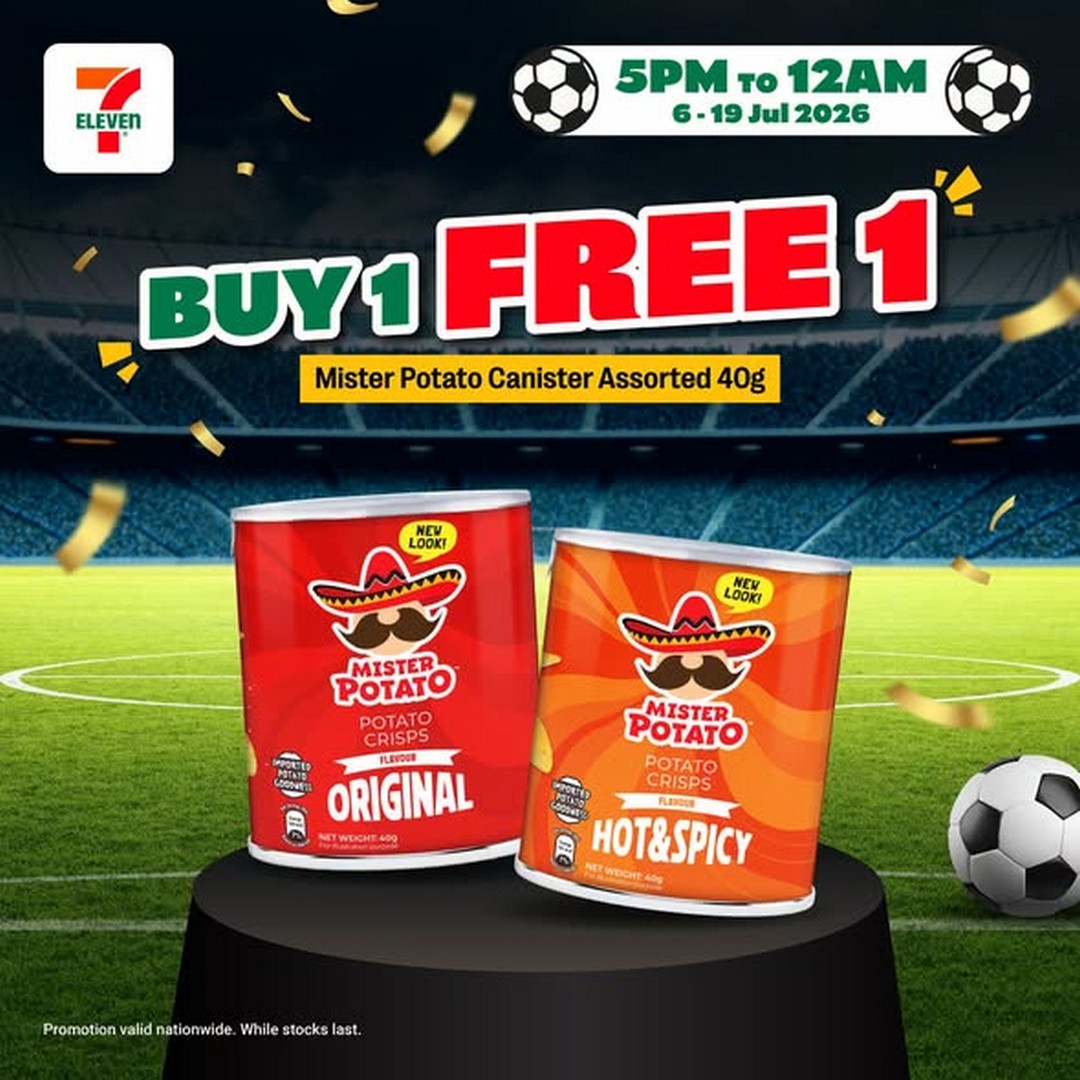 7-Eleven-Malaysia-Buy-1-Free-1-Evening-Promotion-3 6–19 July 2026: 7-Eleven Malaysia Buy 1 Free 1 Evening Promotion – Stock Up Between 5PM and Midnight for Football Match Nights