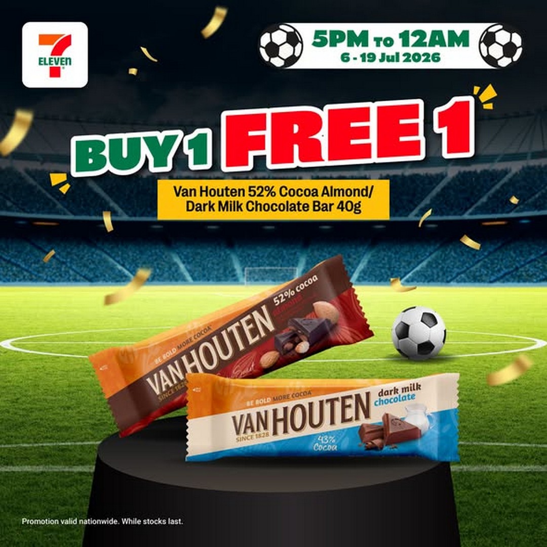 7-Eleven-Malaysia-Buy-1-Free-1-Evening-Promotion-4 6–19 July 2026: 7-Eleven Malaysia Buy 1 Free 1 Evening Promotion – Stock Up Between 5PM and Midnight for Football Match Nights