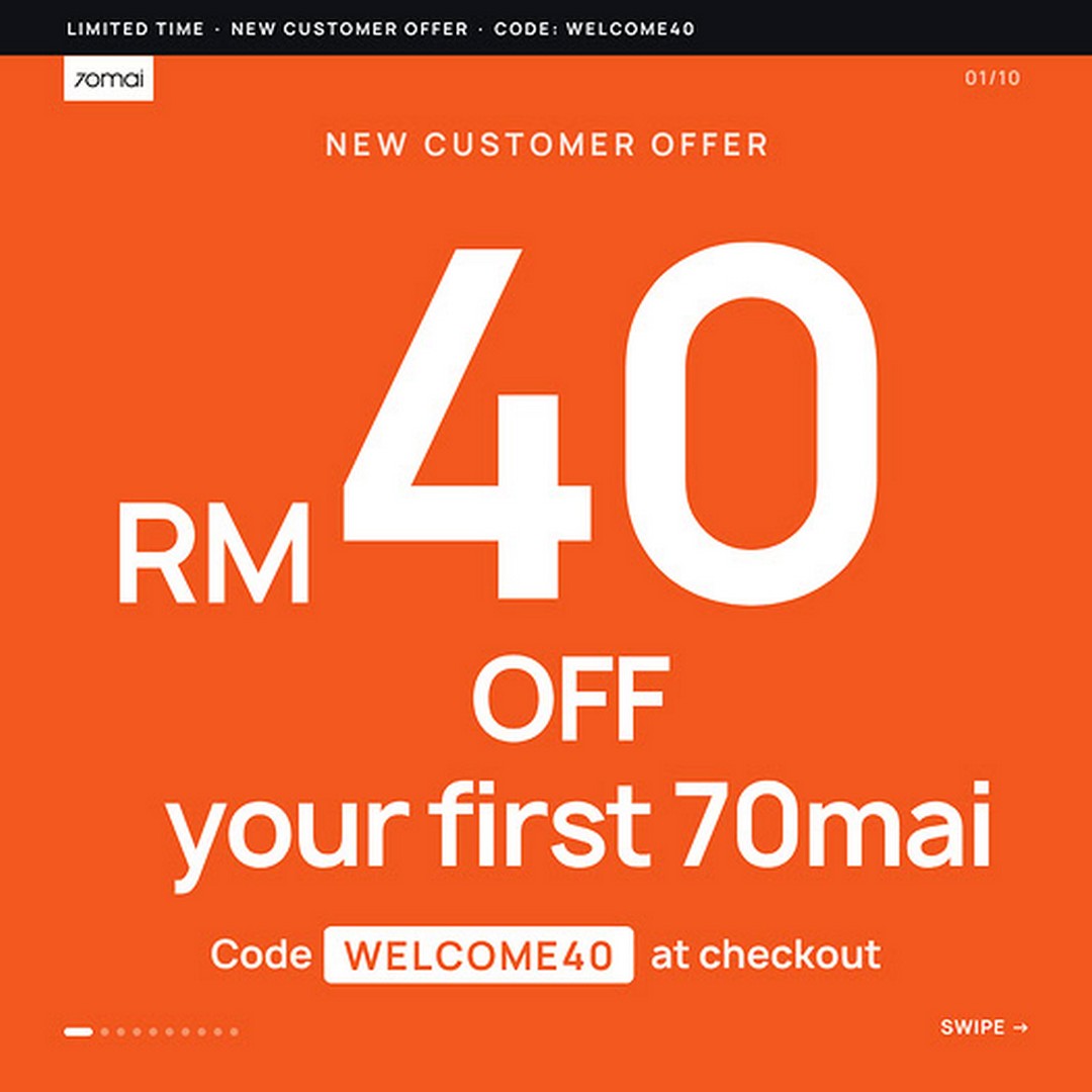 70mai-Malaysia-Dashcam-Promotion-Upgrade-Your-Car-Safety 10 July 2026 onwards: 70mai Malaysia Dashcam Promotion, Upgrade Your Car Safety with Advanced 4K and 360° Driving Protection