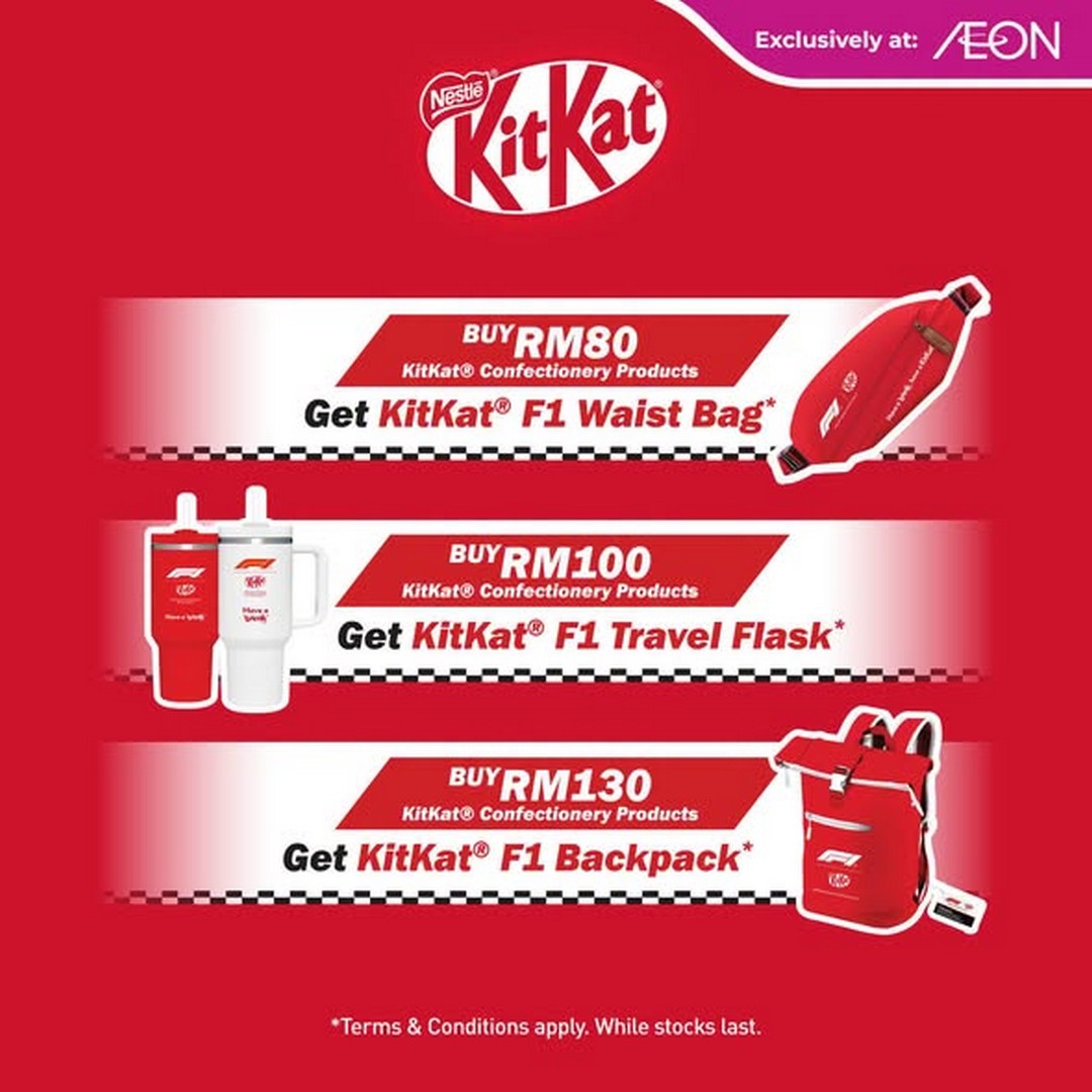 AEON-Malaysia-KitKat-Break-Roadshow-Promotion-at-AEON-Mid-Valley-KL-2 23-27 July 2026: AEON Malaysia KitKat Break Roadshow Promotion at AEON Mid Valley KL: Experience F1 Racing Games, Exclusive Merchandise and Collectible Rewards