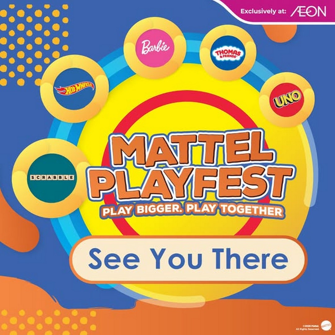 AEON-Malaysia-Mattel-PlayFest-Promotion-–-Family-Fun-Event-4 14 July–23 August 2026: AEON Malaysia Mattel PlayFest Promotion – Family Fun Event with Exclusive Free Gifts, Interactive Activities and Mattel Rewards