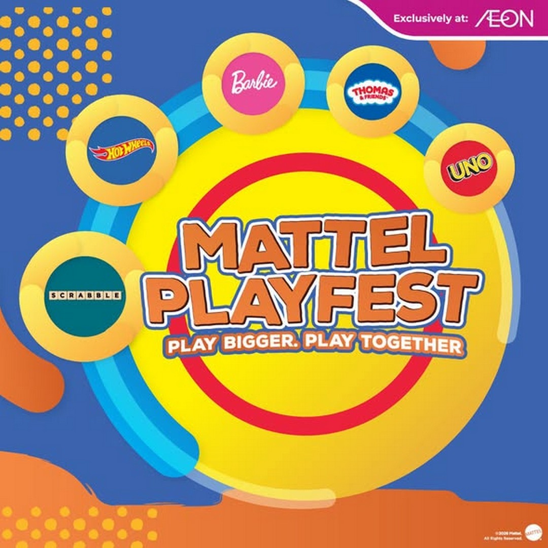 AEON-Malaysia-Mattel-PlayFest-Promotion-–-Family-Fun-Event 14 July–23 August 2026: AEON Malaysia Mattel PlayFest Promotion – Family Fun Event with Exclusive Free Gifts, Interactive Activities and Mattel Rewards