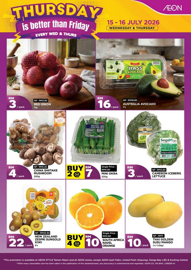 AEON-Malaysia-Wednesday-Thursday-Grocery-Promotion-1 15-16 July 2026: AEON Malaysia Wednesday & Thursday Grocery Promotion – Buy 2 Chicken Thighs for RM5 and Enjoy Fresh Mid-Week Savings