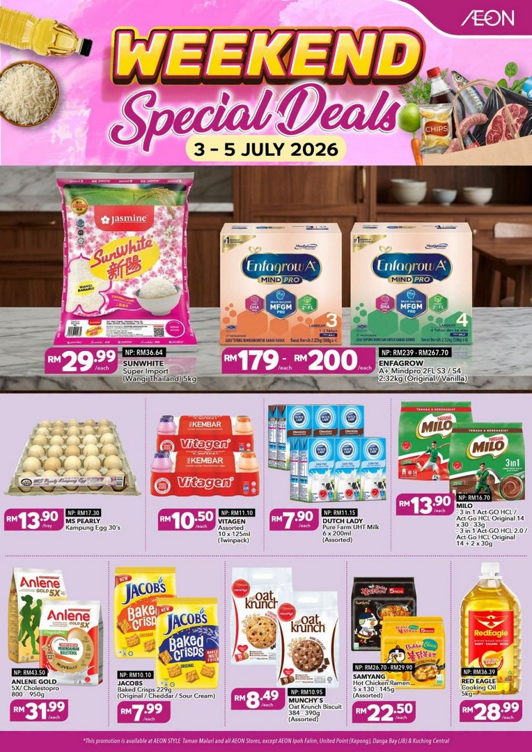 AEON-Malaysia-Weekend-Promotion-–-Save-More-on-Essential 3-5 July 2026: AEON Malaysia Weekend Promotion – Save More on Essential Groceries with Fantastic Weekend Special Deals