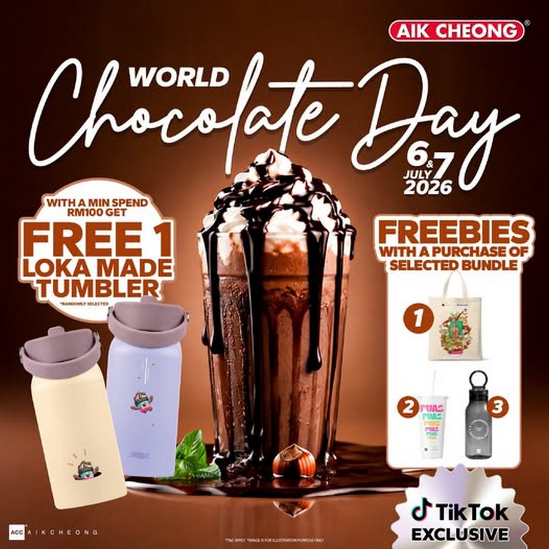 Aik-Cheong-Coffee-World-Chocolate-Day-Promotion 6-7 July 2026: Aik Cheong Coffee World Chocolate Day Promotion – Enjoy Exclusive TikTok Shop Bundle Deals, Free Gifts and Complimentary LOKA MADE × Aik Cheong Tumbler