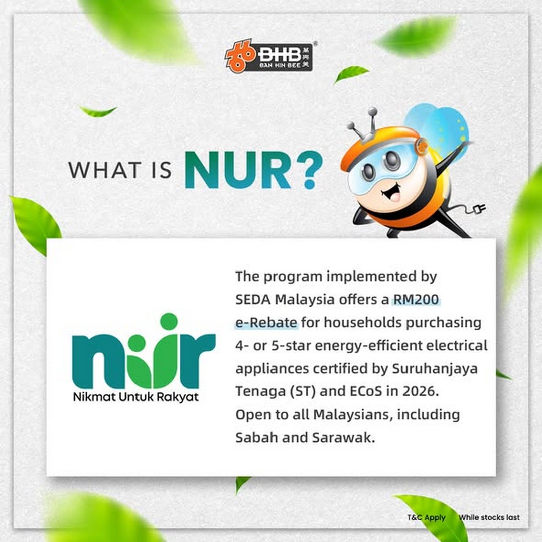 Ban-Hin-Bee-BHB-NUR@Petra-Rebate-Promotion-1 3 July 2026 onwards: Ban Hin Bee (BHB) NUR@Petra Rebate Promotion – Get Up to RM200 Instant Rebate on Selected Air Conditioners and Refrigerators Across Malaysia