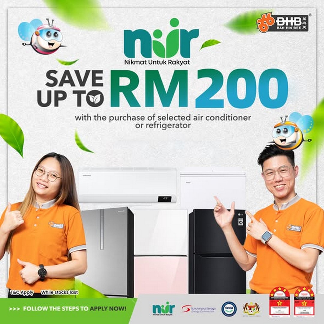 Ban-Hin-Bee-BHB-NUR@Petra-Rebate-Promotion 3 July 2026 onwards: Ban Hin Bee (BHB) NUR@Petra Rebate Promotion – Get Up to RM200 Instant Rebate on Selected Air Conditioners and Refrigerators Across Malaysia