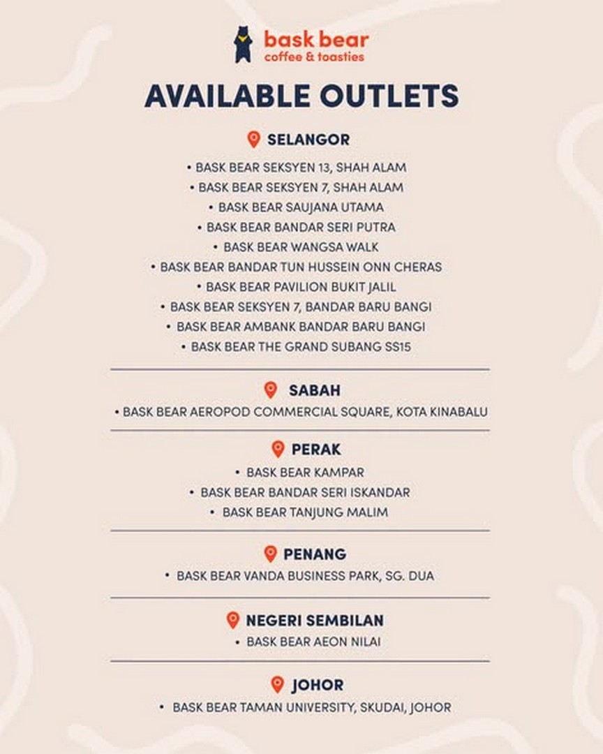 Bask-Bear-Coffee-Malaysia-Student-Happy-Hour-Promotion-1 22 July 2026 onwards: Bask Bear Coffee Malaysia Student Happy Hour Promotion with Free Second Drink and 50% Off Toastie Deal