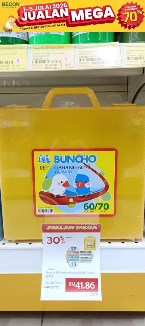 Becon-Stationery-Mega-Sale-with-Up-to-70-OFF-4 1-5 July 2026: Becon Stationery Mega Sale with Up to 70% OFF and Buy 1 Free 1 Deals at Nature's Peak Becon Puncak Alam for 5 Days Only