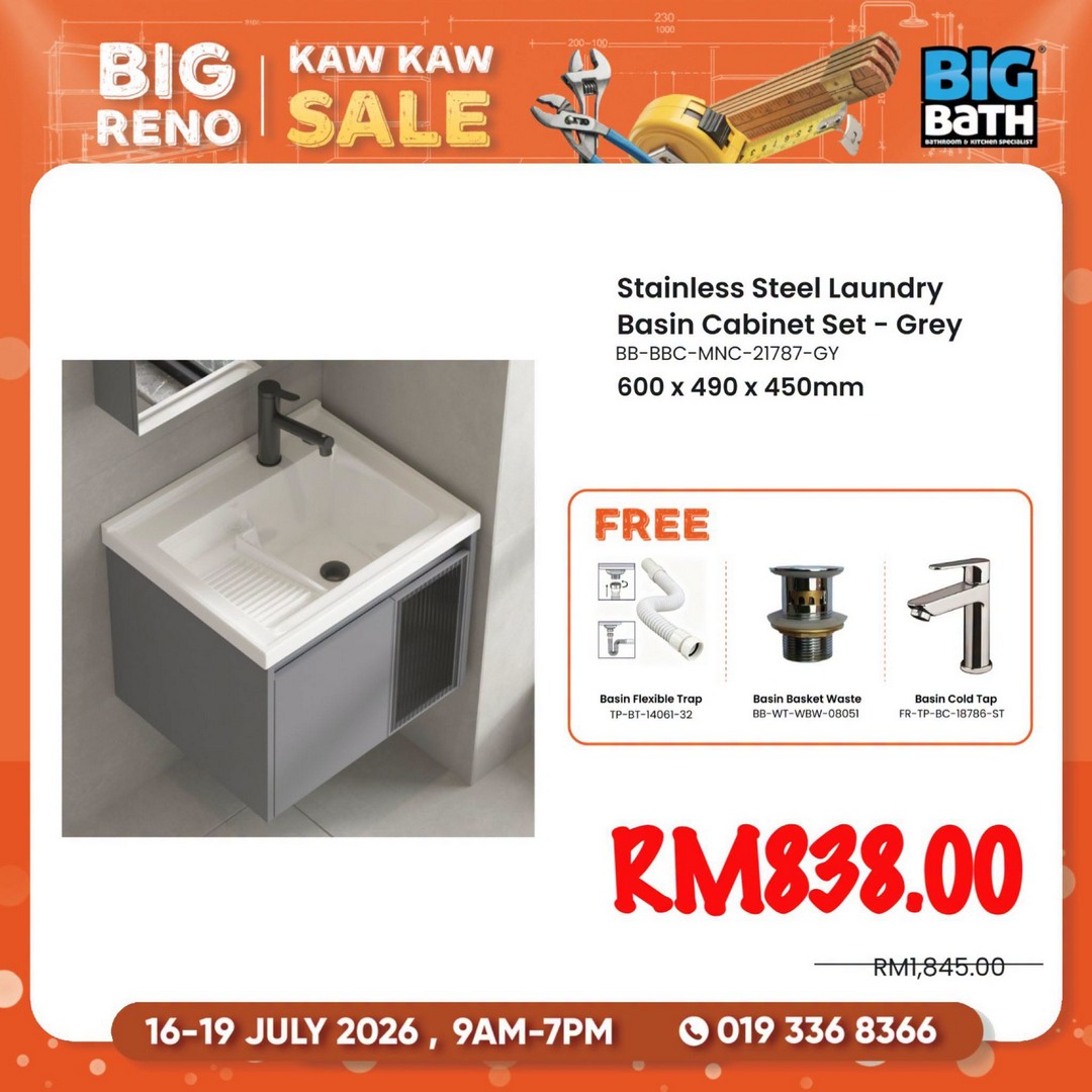Big-Bath-Big-Reno-Kaw-Kaw-Sale-Promotion-15 16-19 July 2026: Big Bath Big Reno Kaw Kaw Sale Promotion – Second Item from RM0.10, Up to 60% Off Clearance Deals at Participating Showrooms Nationwide